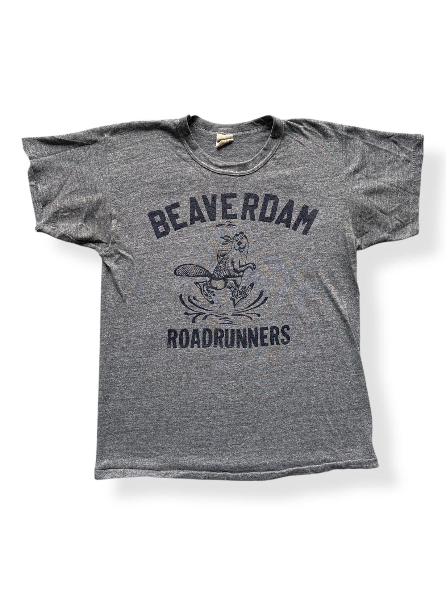 Front of Vintage Beaver Dam Roadrunners Tee SZ S