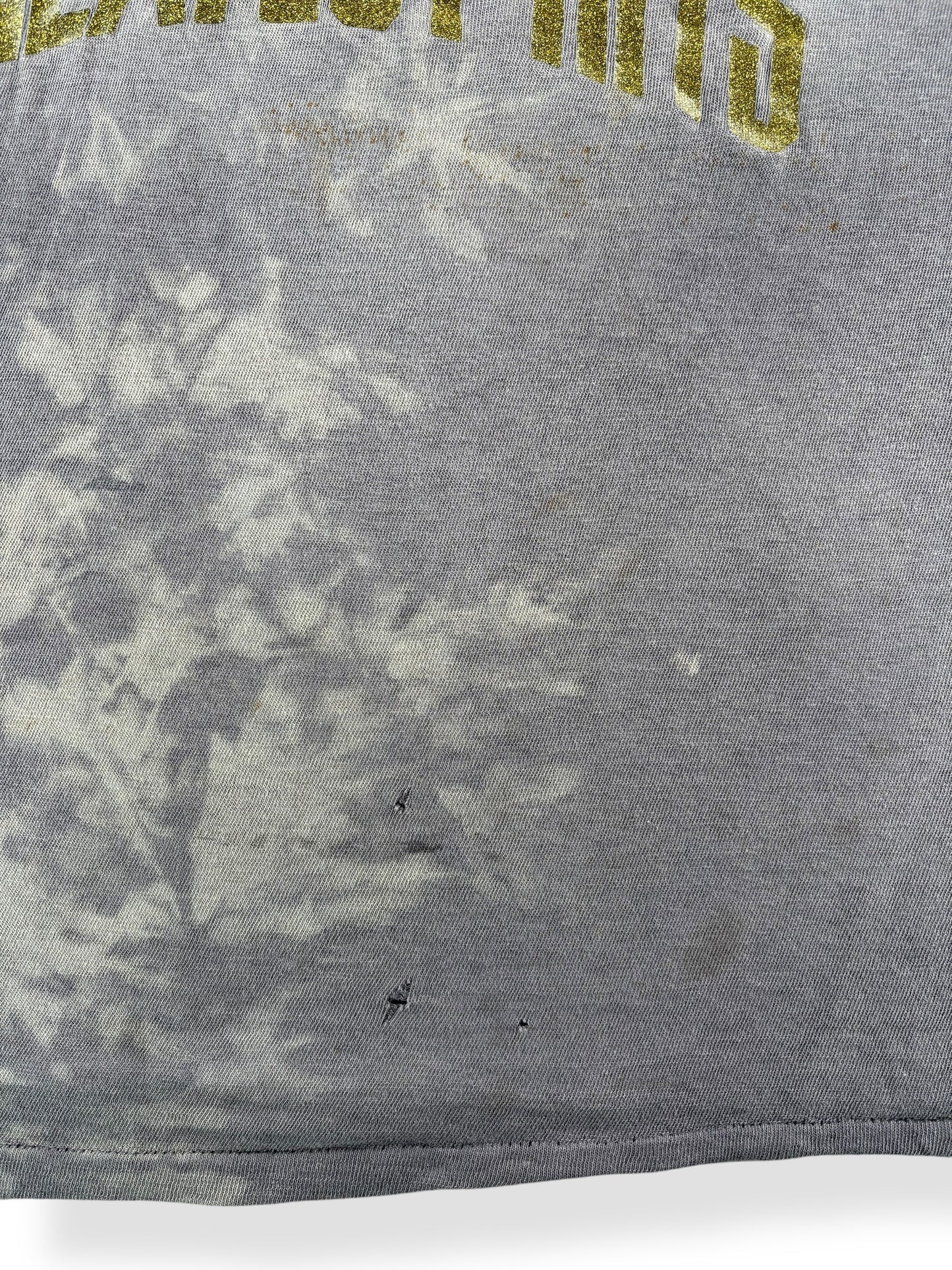 Holes on Vintage War Greatest Hits Tie Dye Tee SZ M