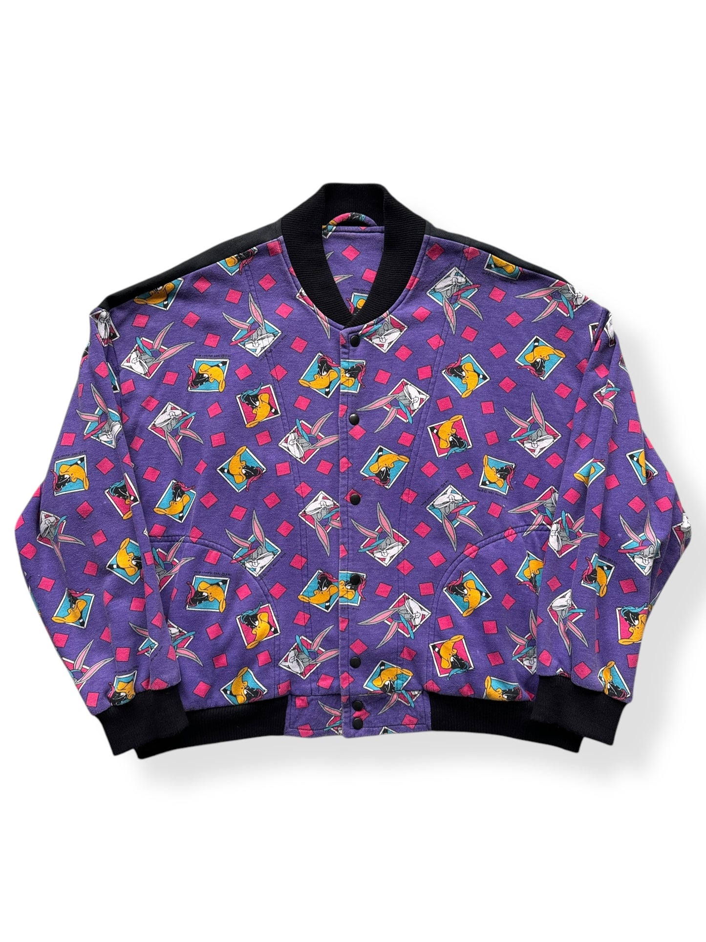 Front of Vintage Looney Tunes Bomber SZ XXL