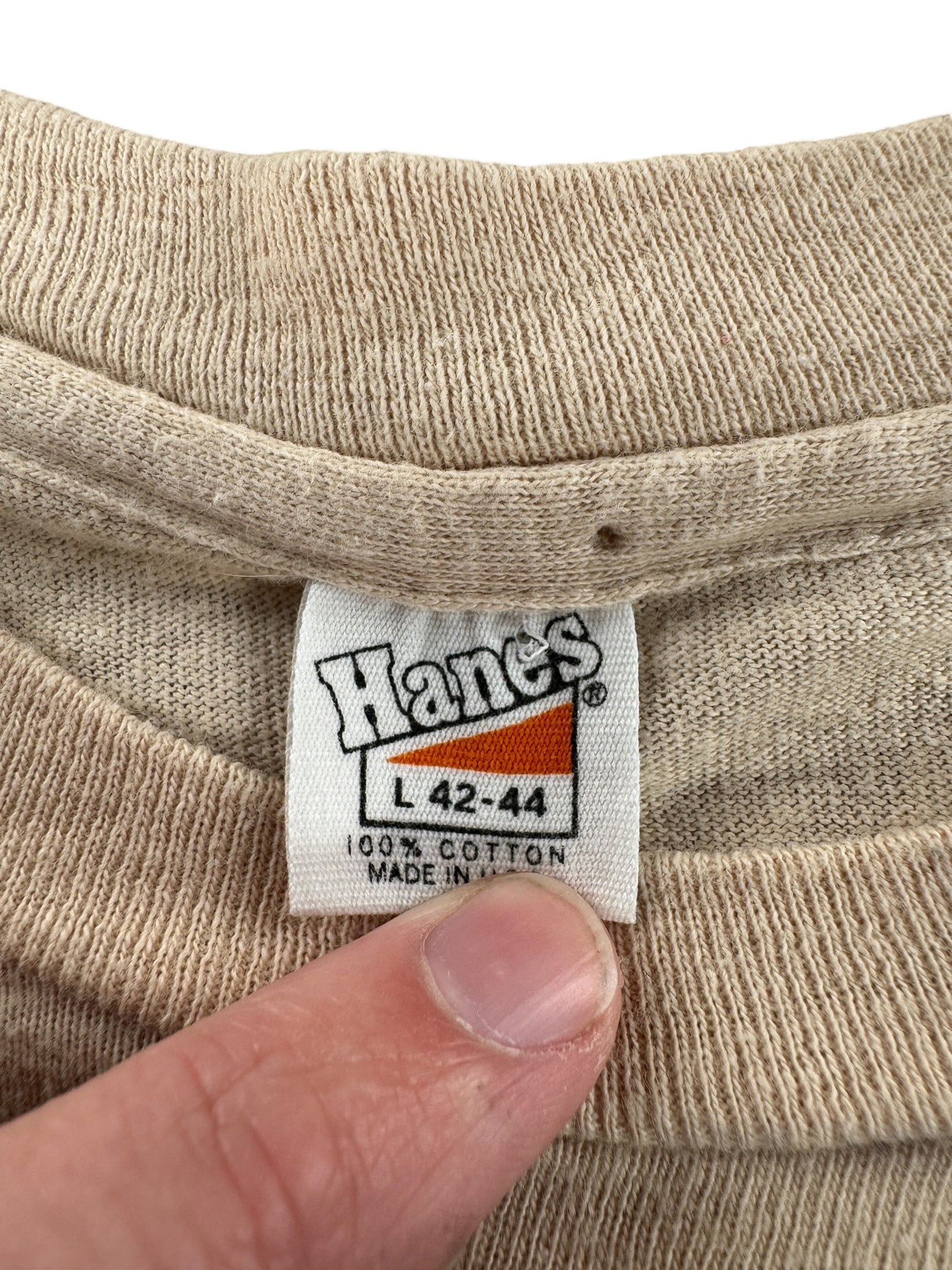 Tag on Vintage Willie Nelson Honeysuckle Rose Buck Bonham Promo Tee SZ M