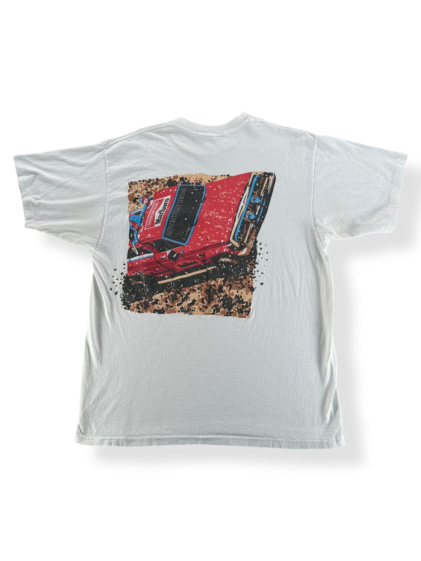 Back of Vintage Marlboro Pocket Tee SZ L
