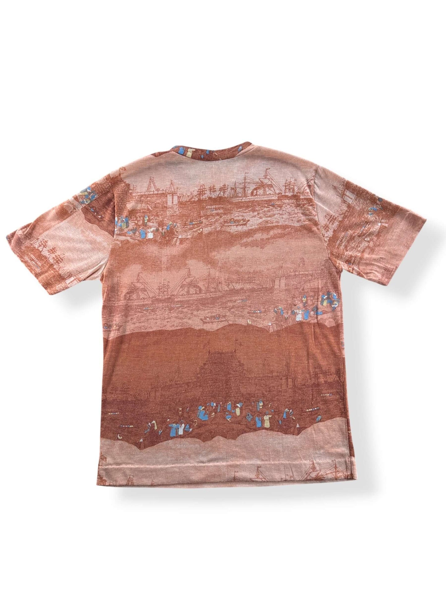 Back of Vintage 70s AOP Ship Tee SZ M
