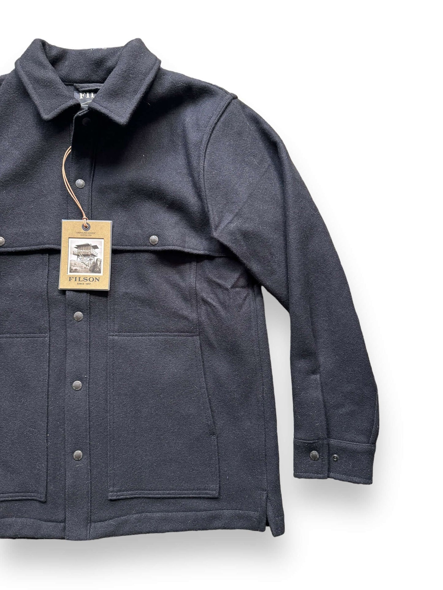 front left of Deadstock Filson Style 95 Cape Coat SZ M
