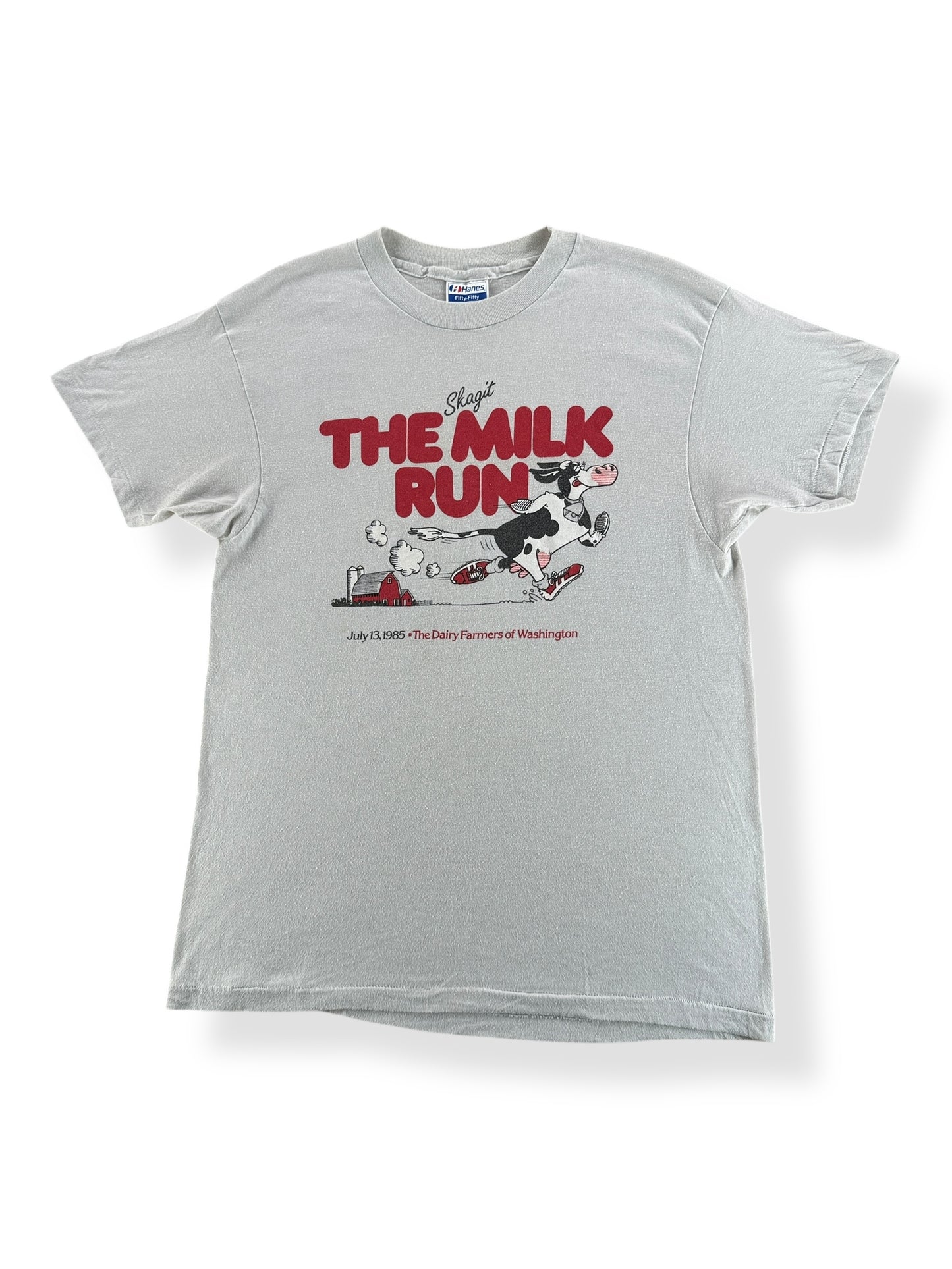 Front of Vintage Skagit Milk Run Tee SZ M