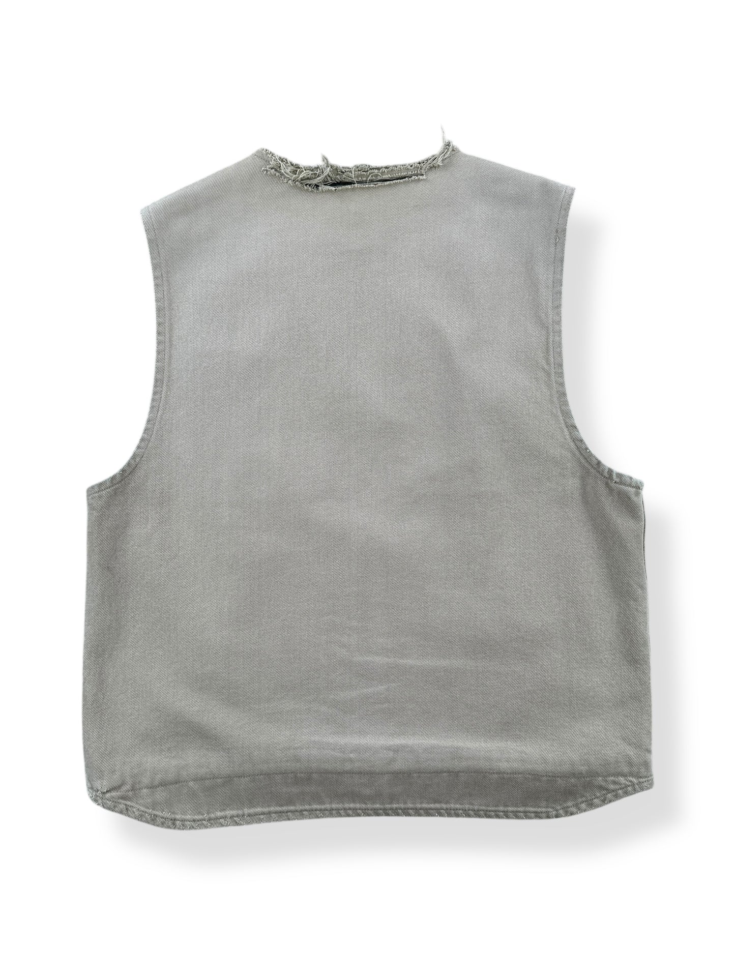 Back of Vintage Distressed Carhartt Vest SZ L