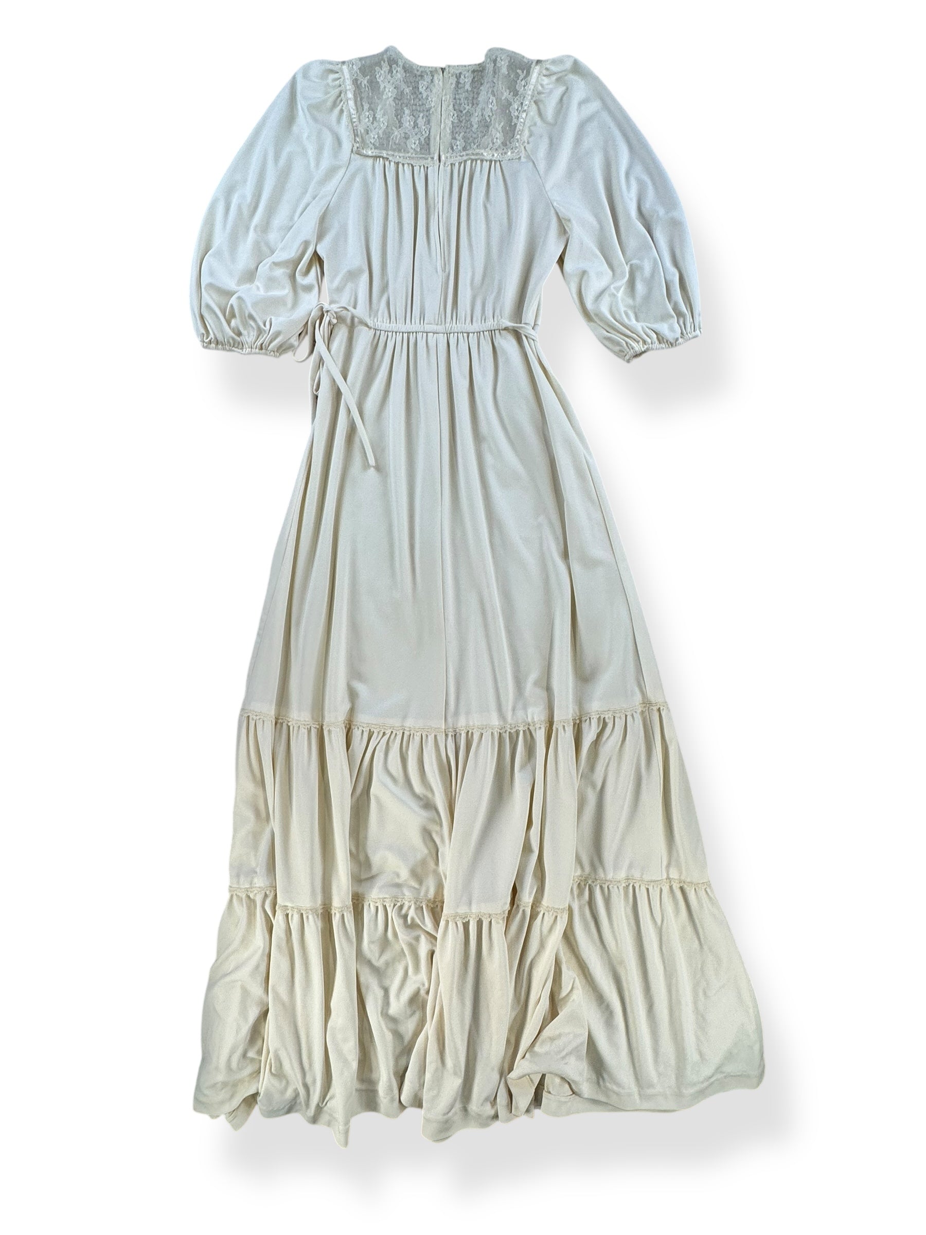 Back view of 1970s Gunne-like Dress S