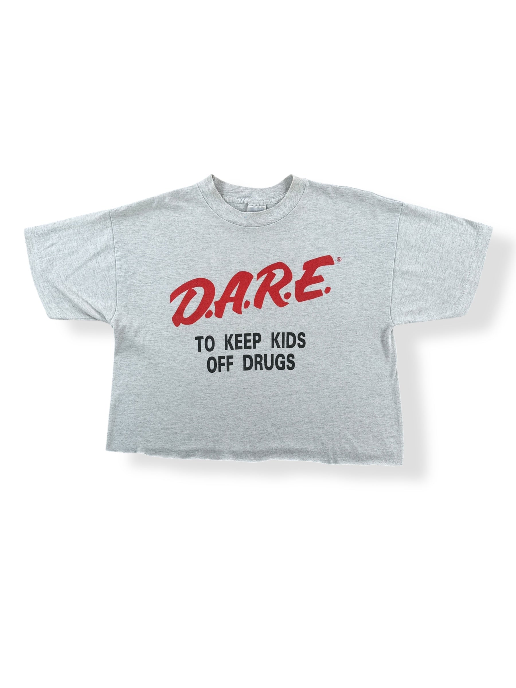Front of Vintage DARE Crop Top Tee SZ M