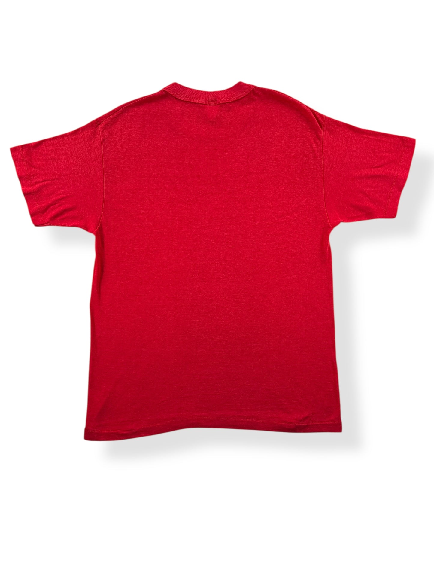 Back of Vintage Red Zinger Classic Tee SZ M