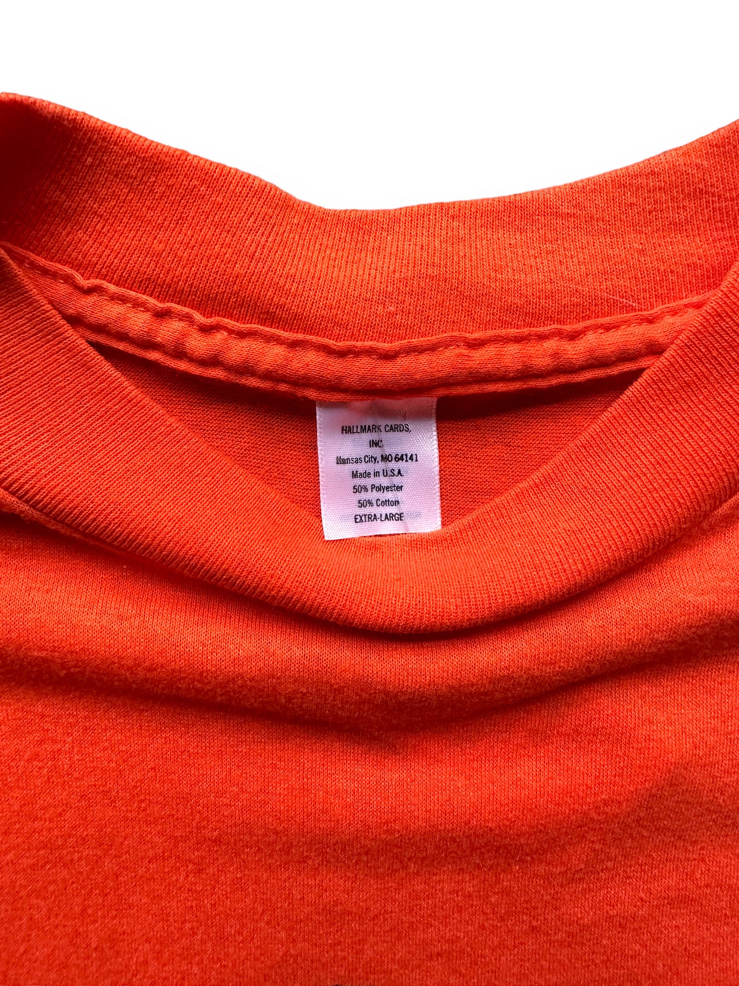 Tag View of Vintage "This is My Costume" Halloween Tee SZ XL | Vintage T-Shirt Seattle | Barn Owl Vintage Tees Seattle