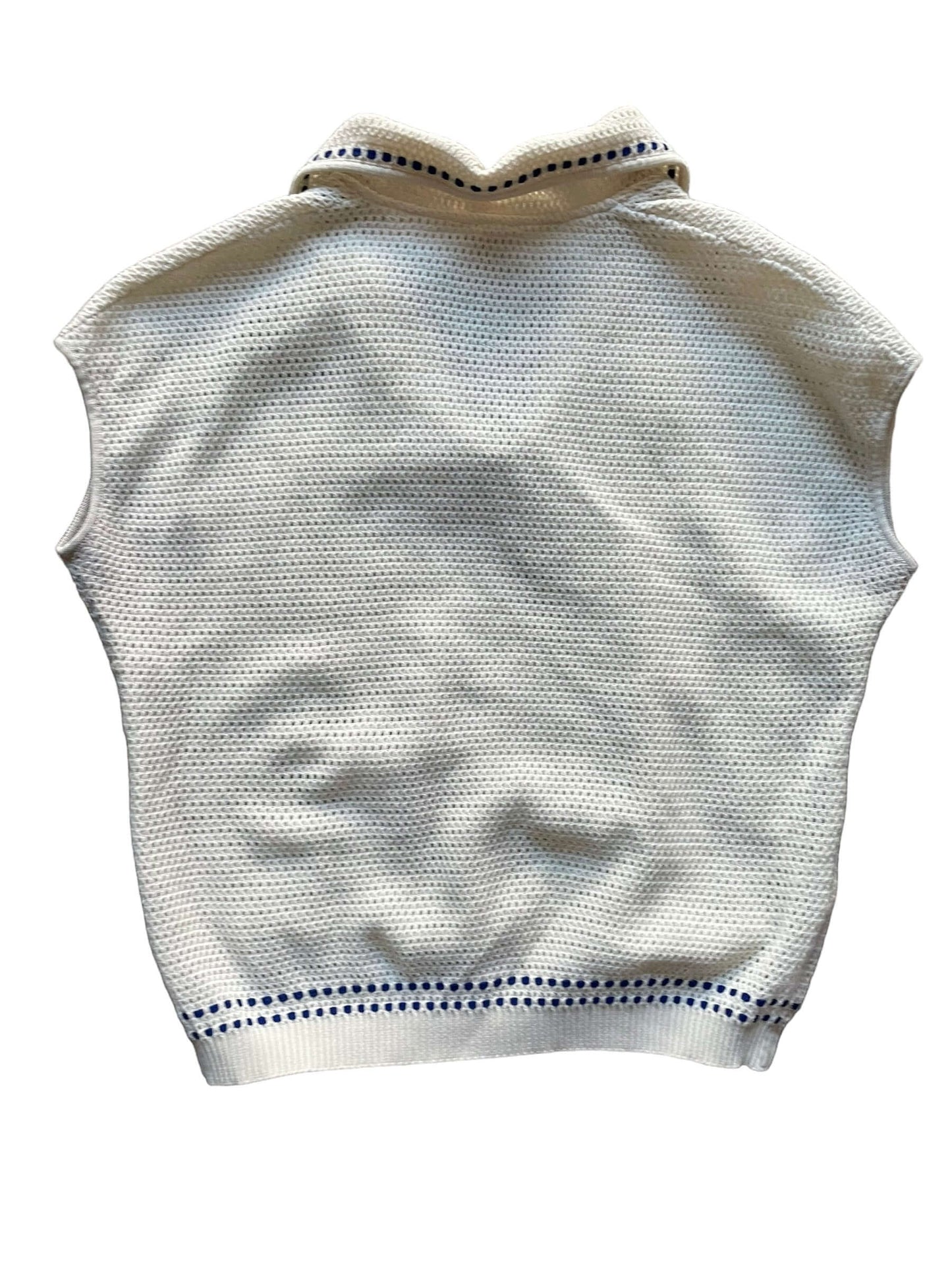 Back 1930s Knit Collared Top L