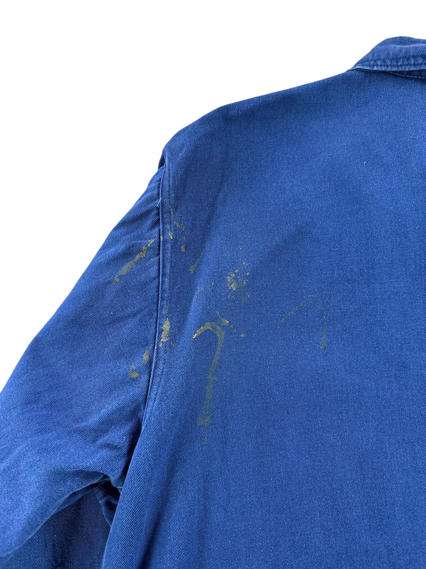 Staining on Vintage French Chore Coat SZ XL