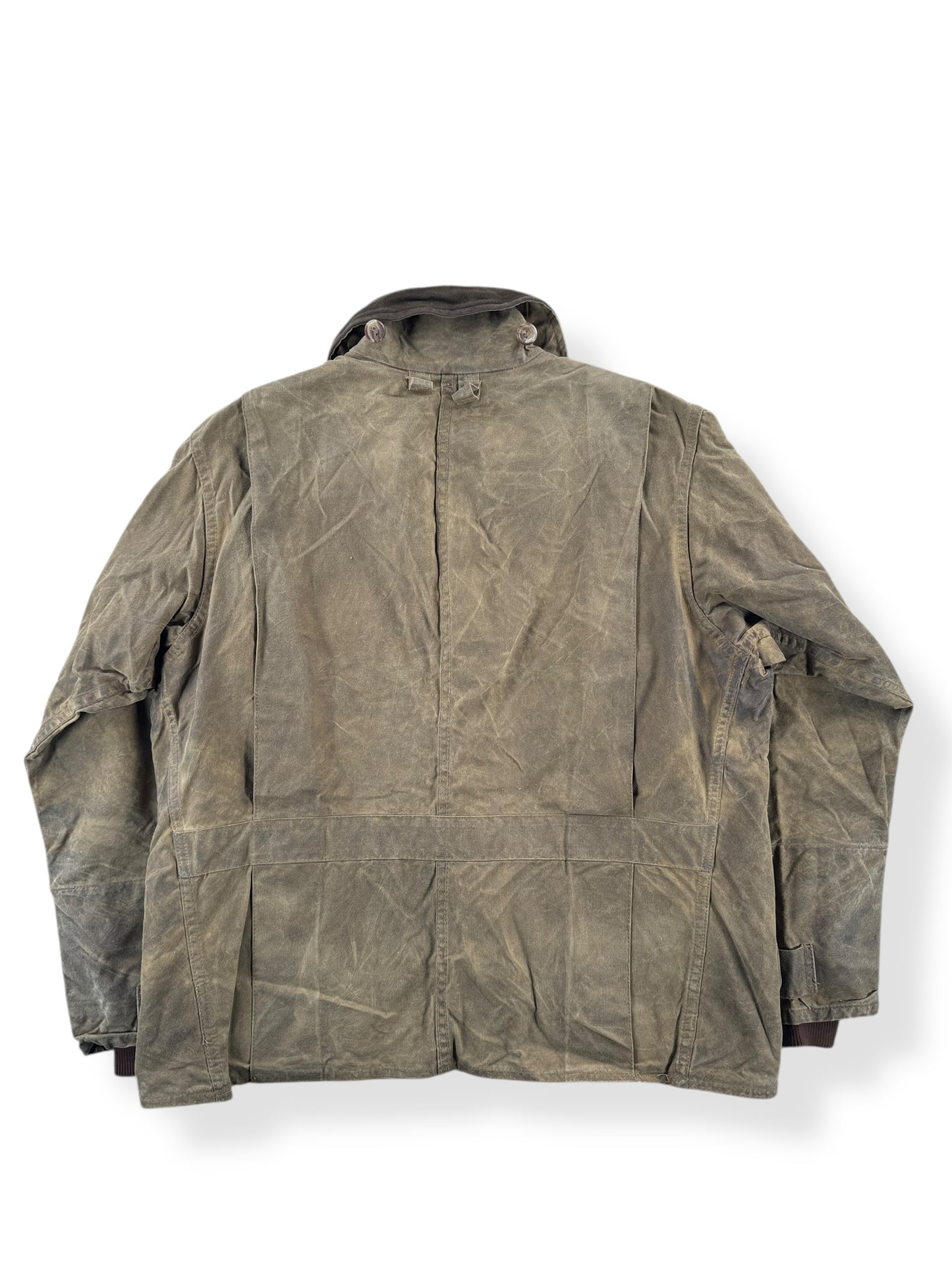 Back of Filson Waterfowl Upland Coat SZ S