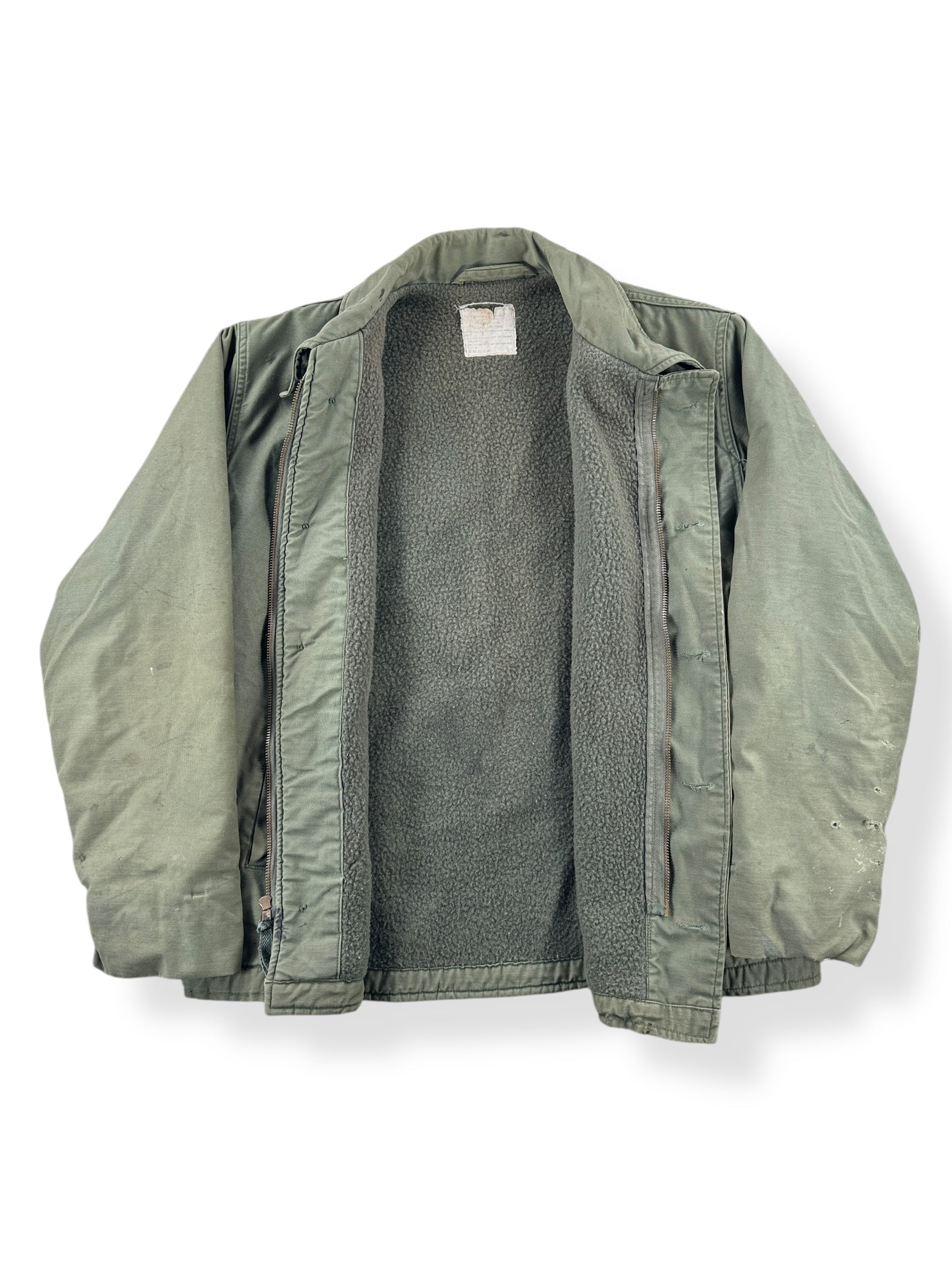 Inside of Vintage A-2 Deck Jacket SZ L