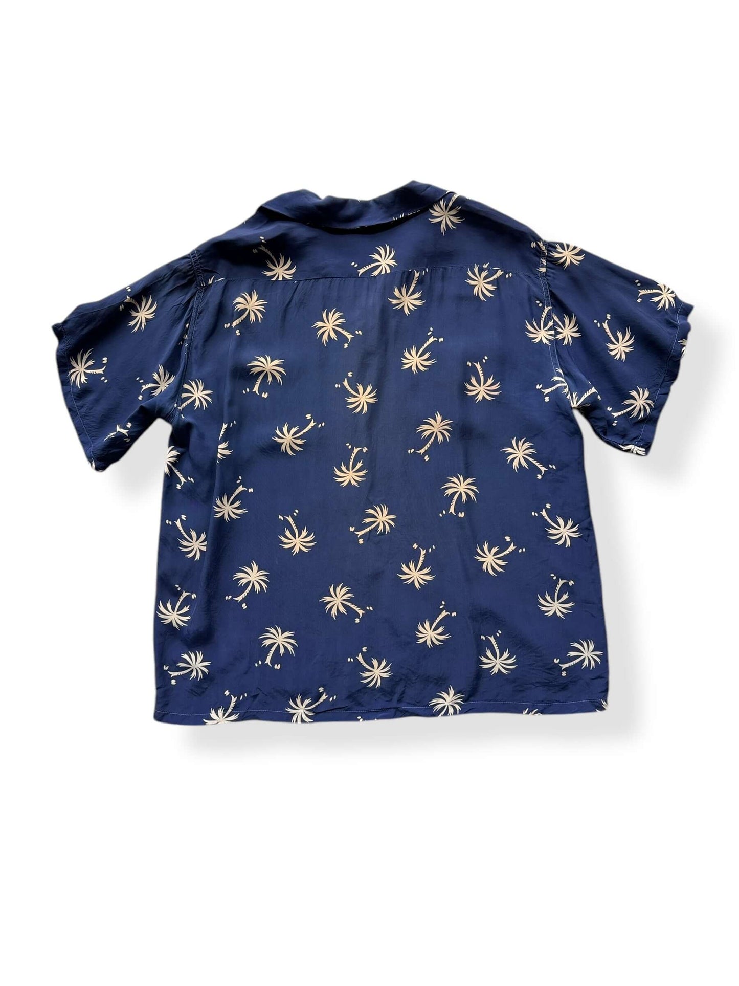 Back of Vintage Palm Tree Aloha SZ L