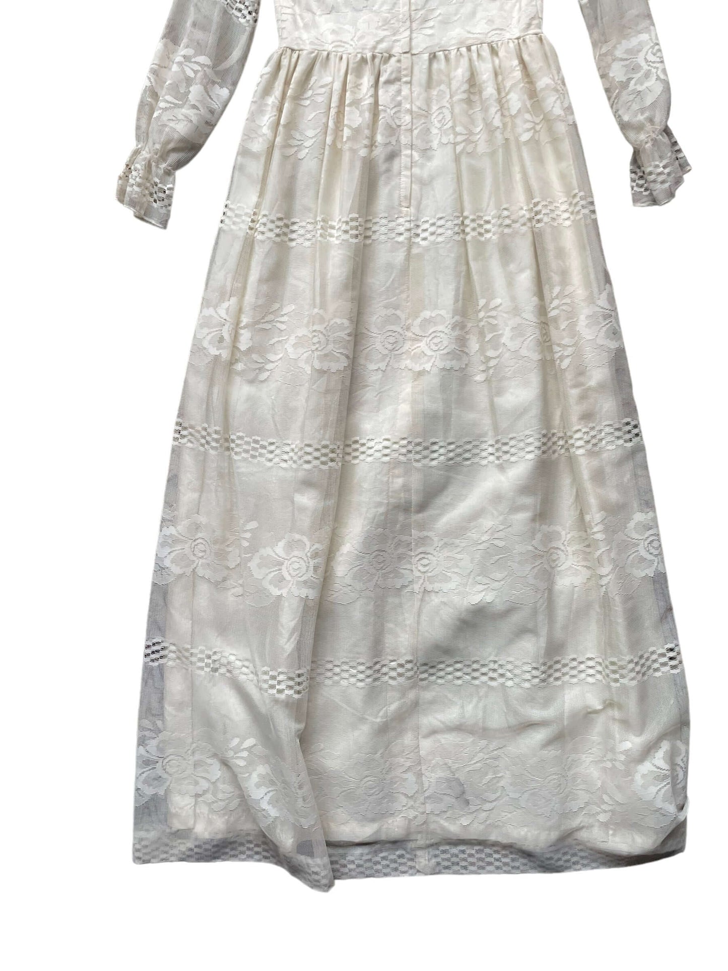 Vintage 1960s Solo Lace Maxi Dress | Barn Owl Vintage Dresses | Seattle Vintage Ladies Clothing