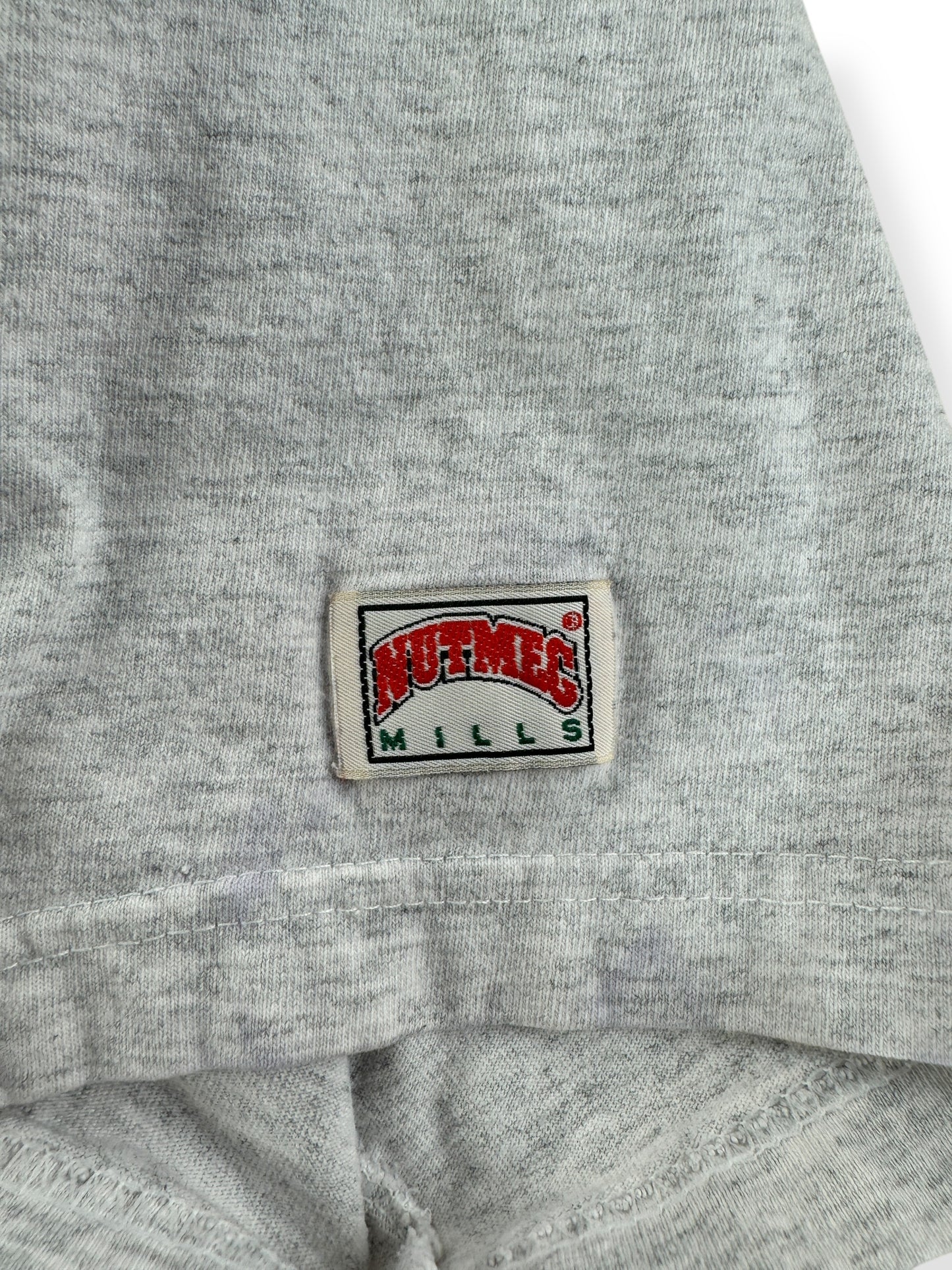 Sleeve on Vintage Nutmeg Ken Griffey Jr 2-Sided Tee SZ M