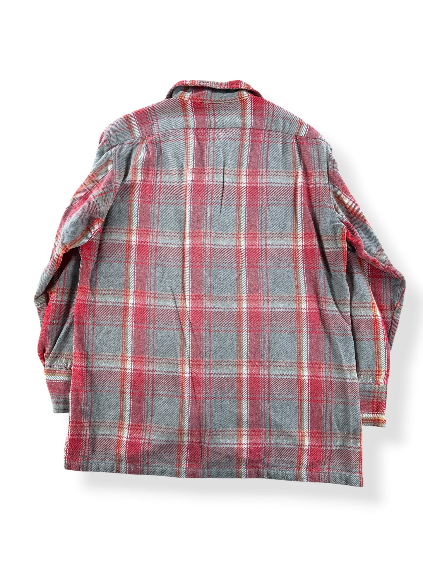 Back of Vintage Handmade Cotton Flannel SZ L