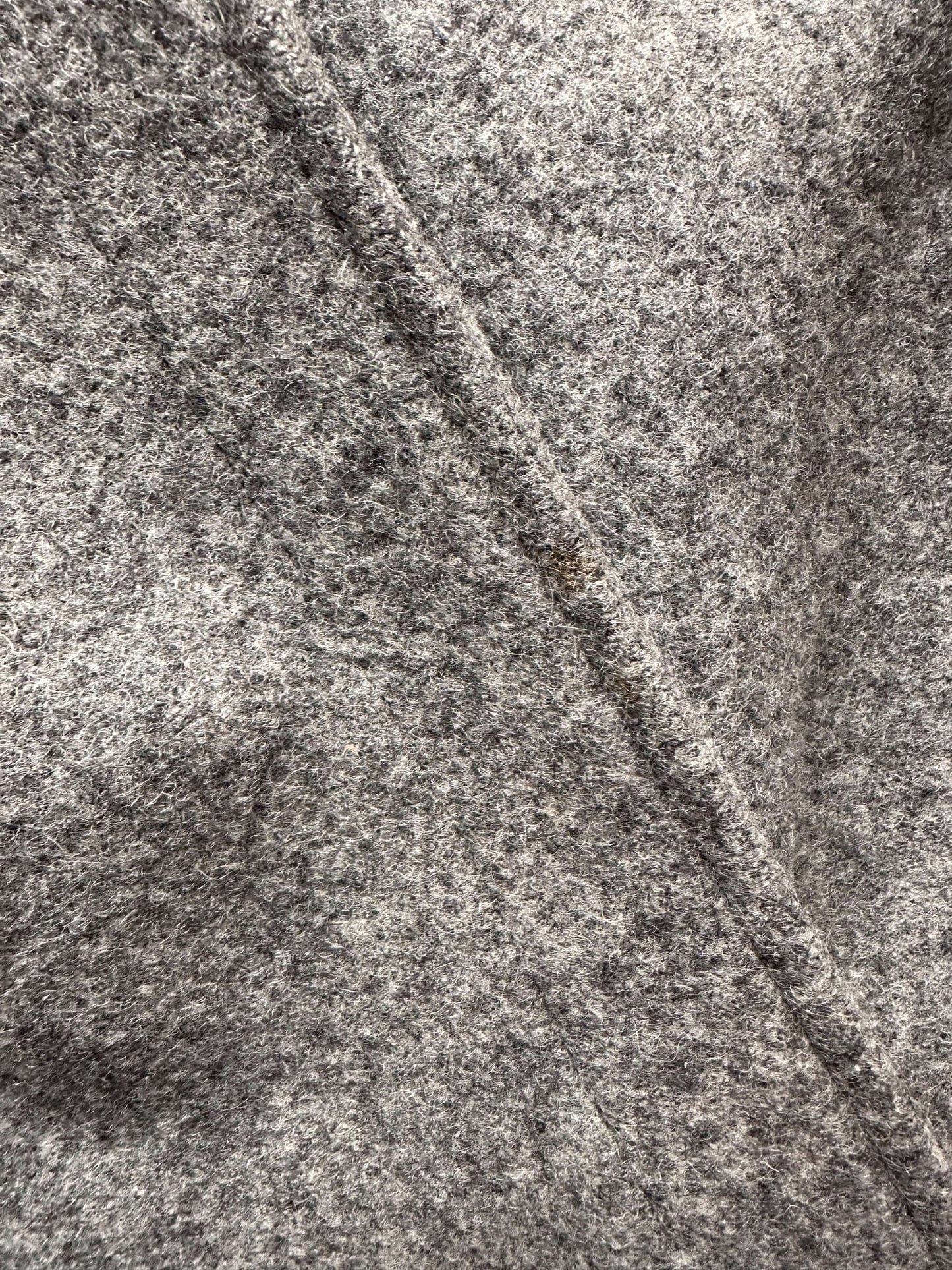 Slight Stain on Lapel of Vintage Filson Heather Grey Vest SZ 46 | Vintage Filson Vest