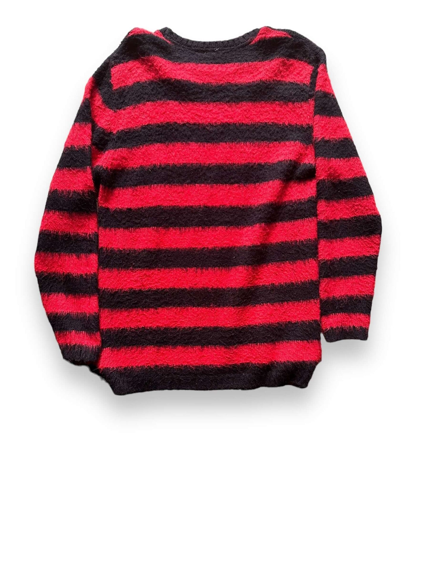back of Vintage Handmade Mohair "Cobain" Sweater SZ XL