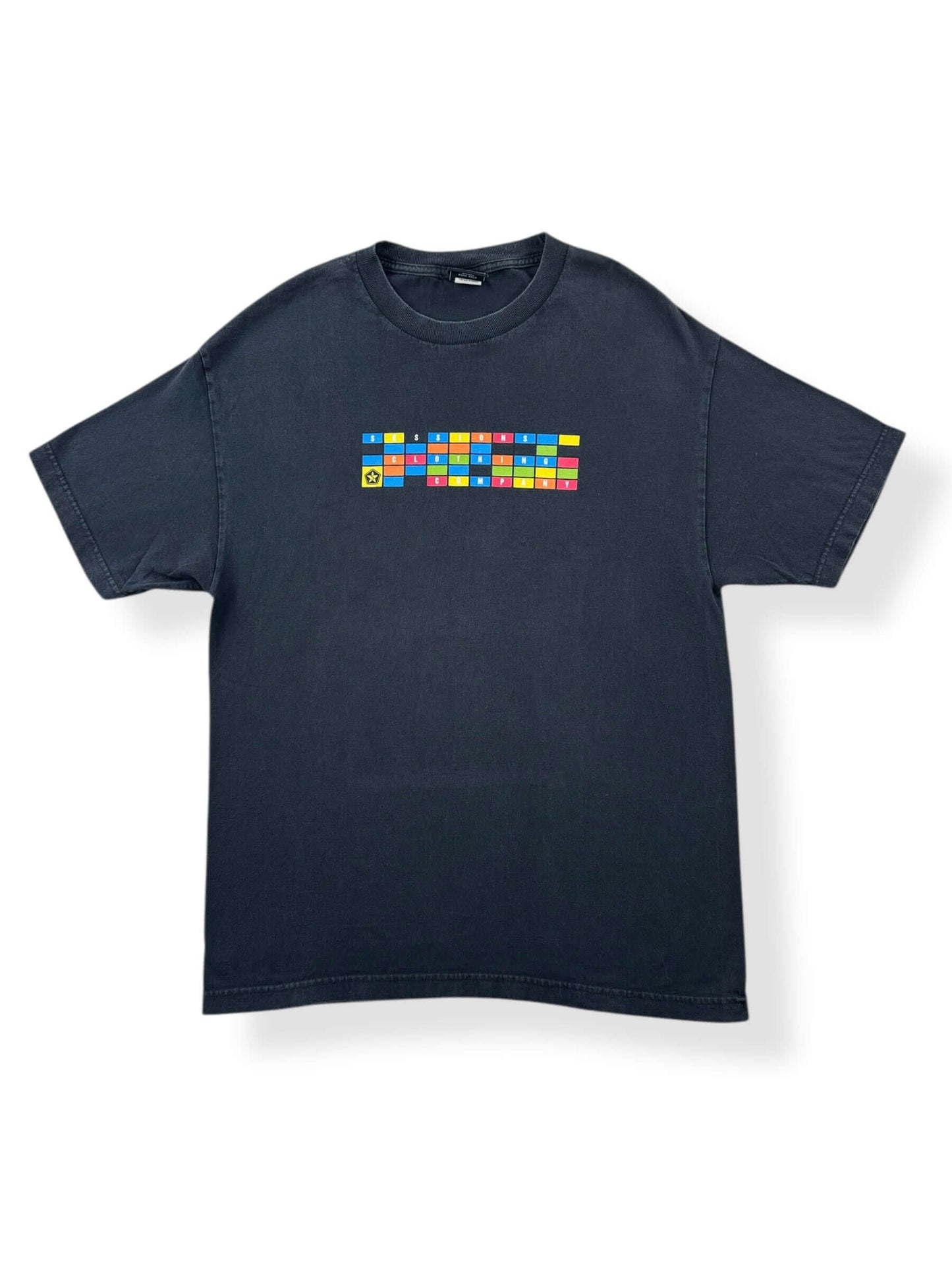 Front of Sessions Clothing Co Tee SZ L