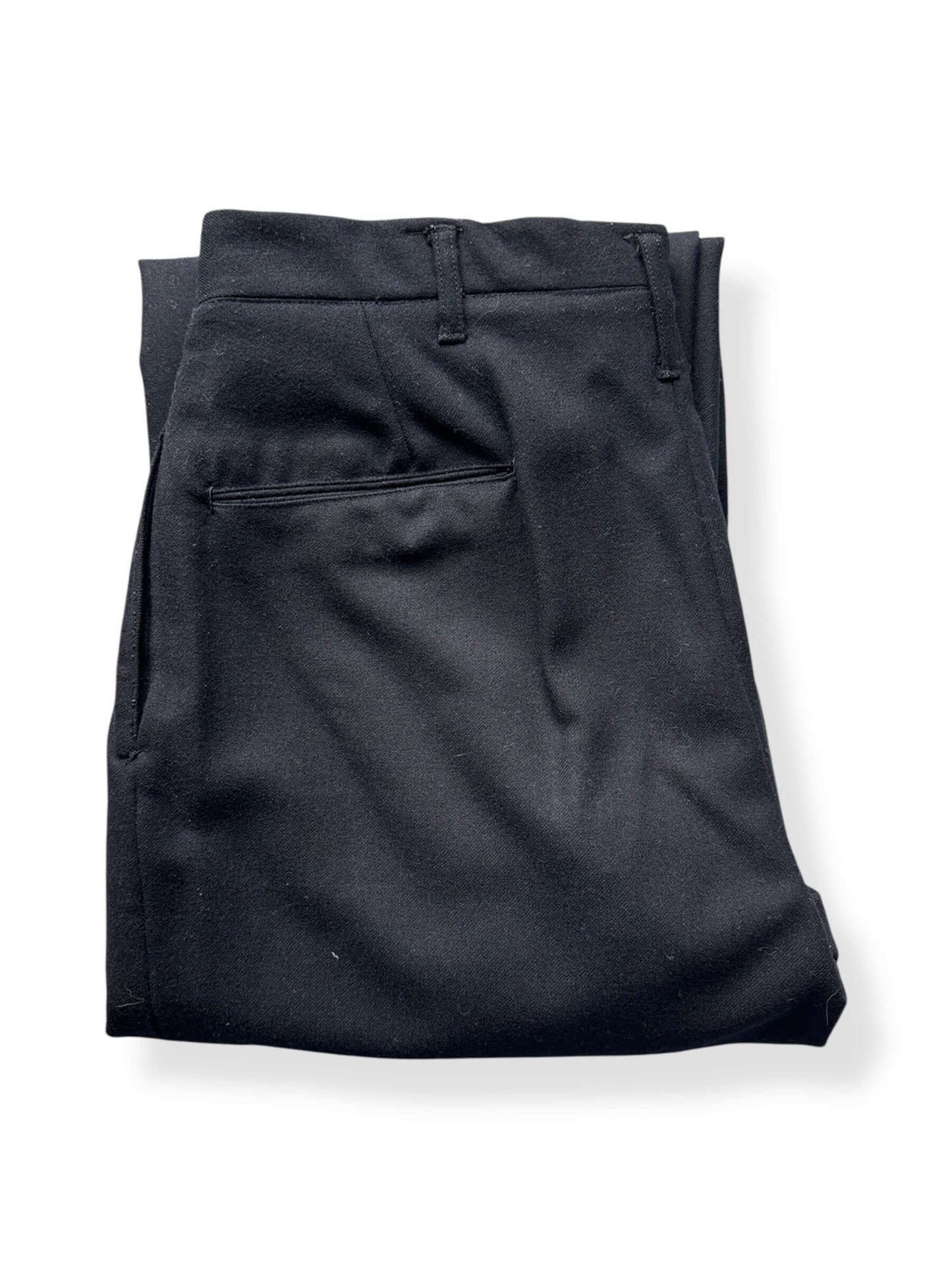 Folded Vintage 1943 Wool Trousers W32