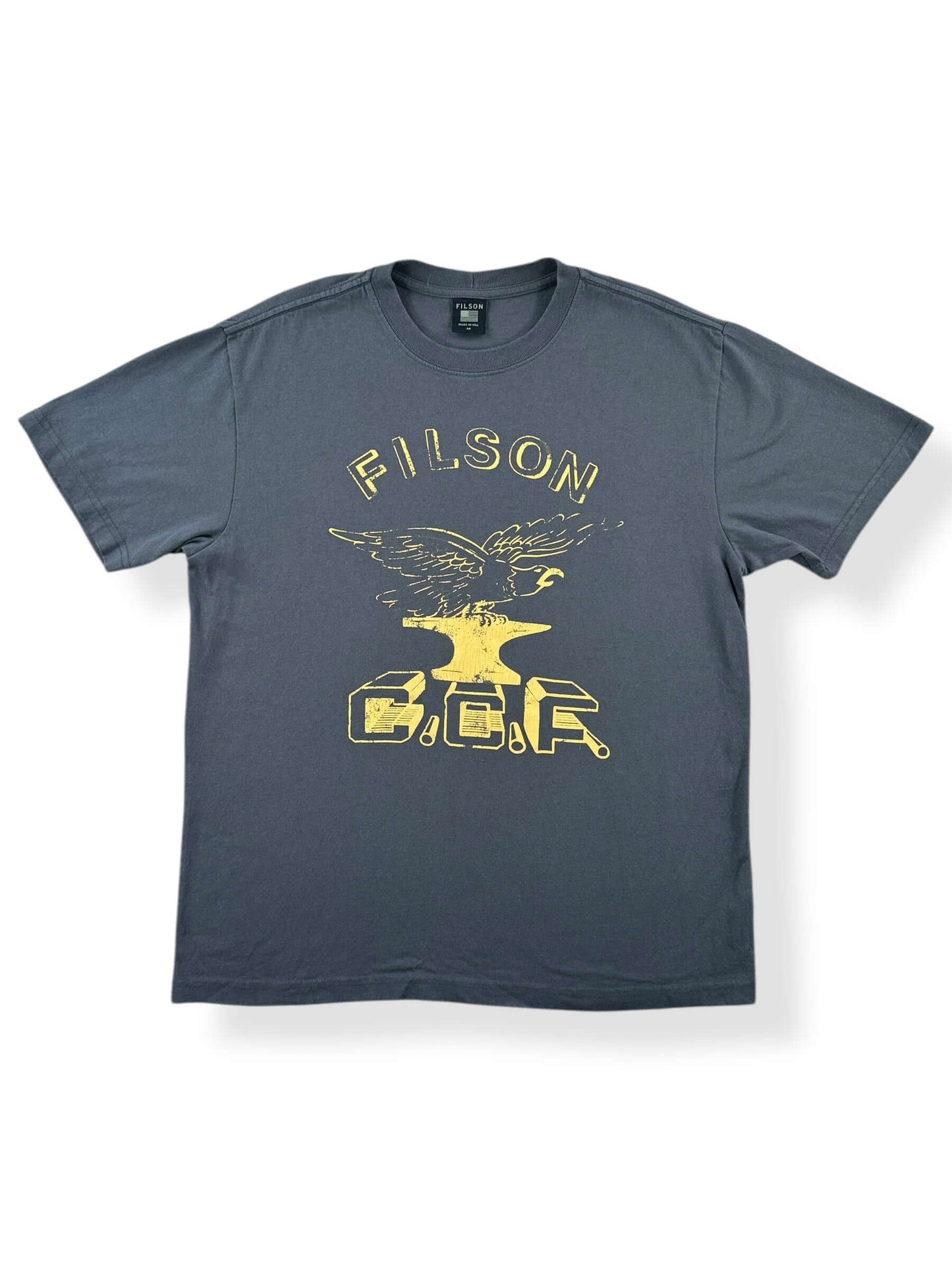 Front of Filson CCF Eagle Anvil Tee SZ M