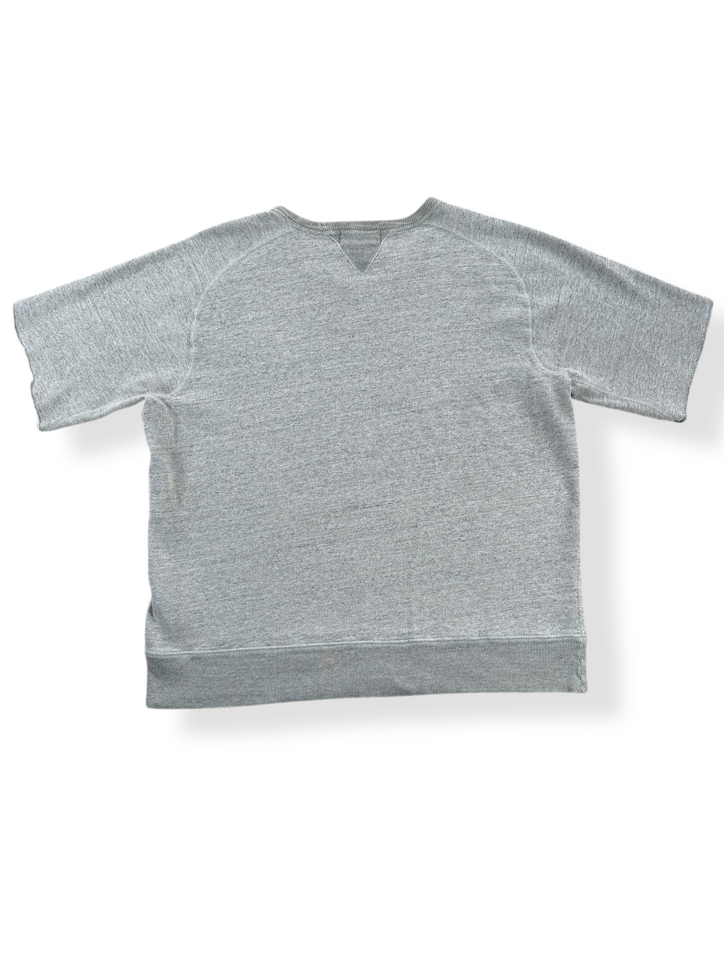 Back of Modern LVC Double V Cutoff Sweatshirt Repro SZ M