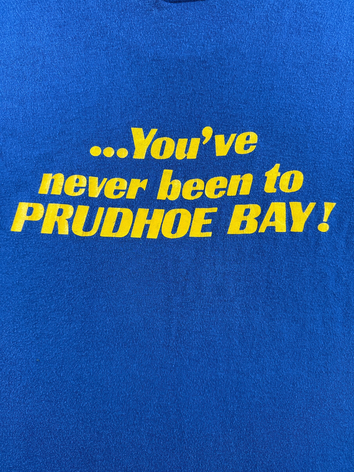 Back graphic on Vintage Alaska Prudhoe Bay Tee SZ S