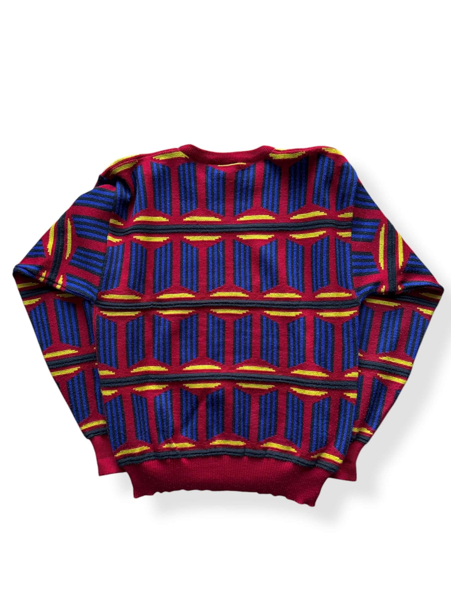 Back of Vintage Head Wool Blend Sweater SZ L