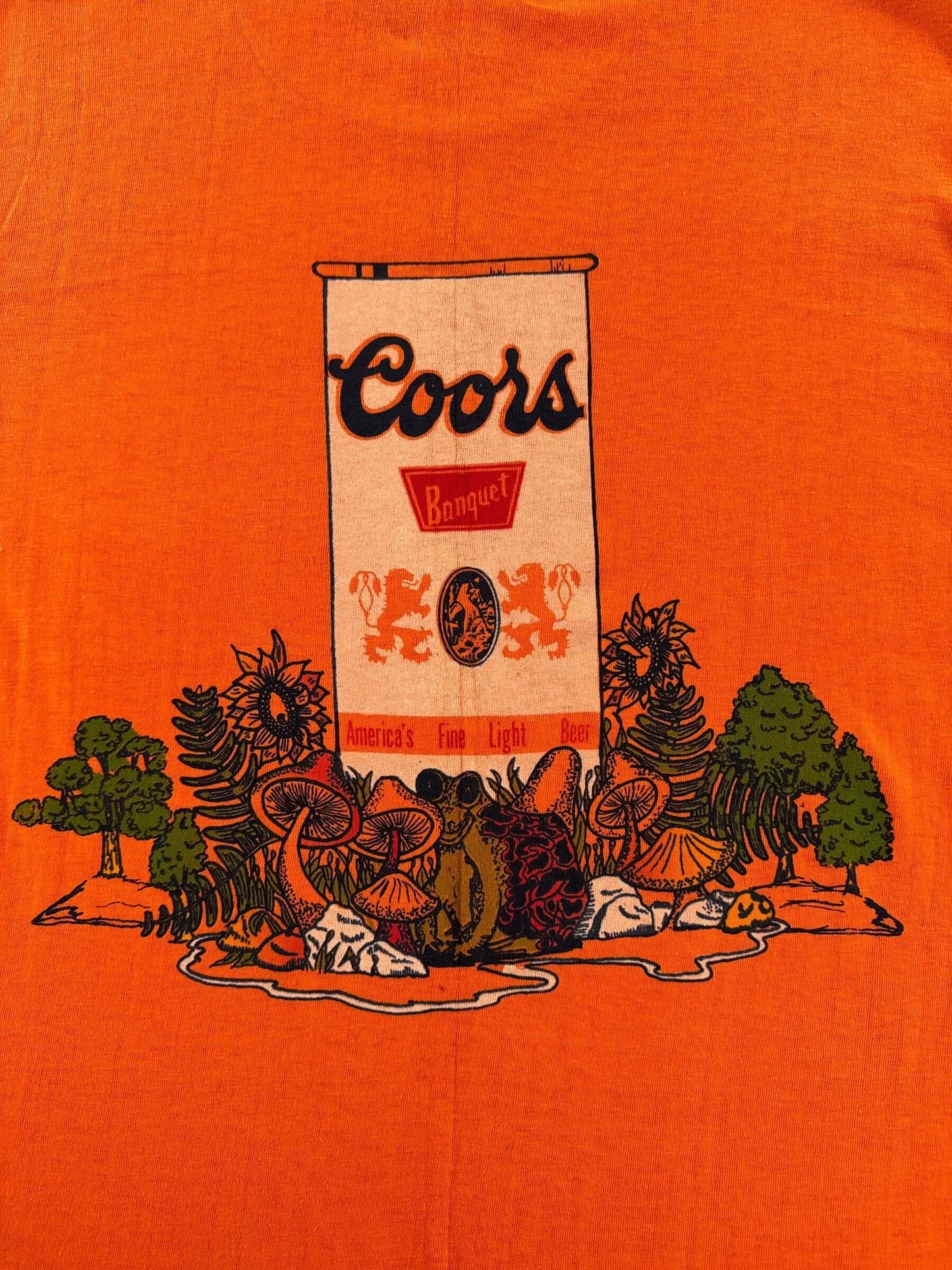 Back Graphic of Vintage NOS Coors 2-Sided Pocket Tee SZ L
