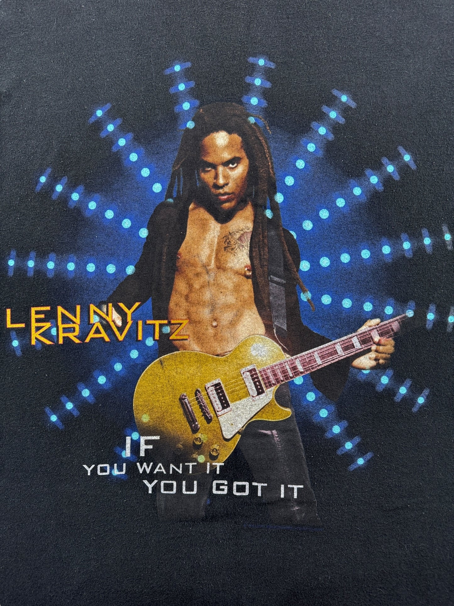 Front Graphic of Vintage 1993 Lenny Kravitz You Just Got To Believe Tee SZ L