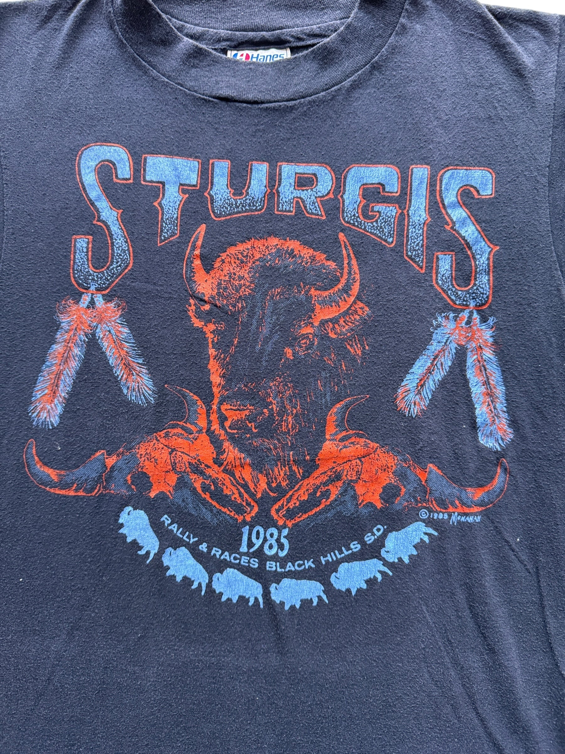 Front Graphic of Vintage Black Hills Motor Classic Sturgis Tee SZ S