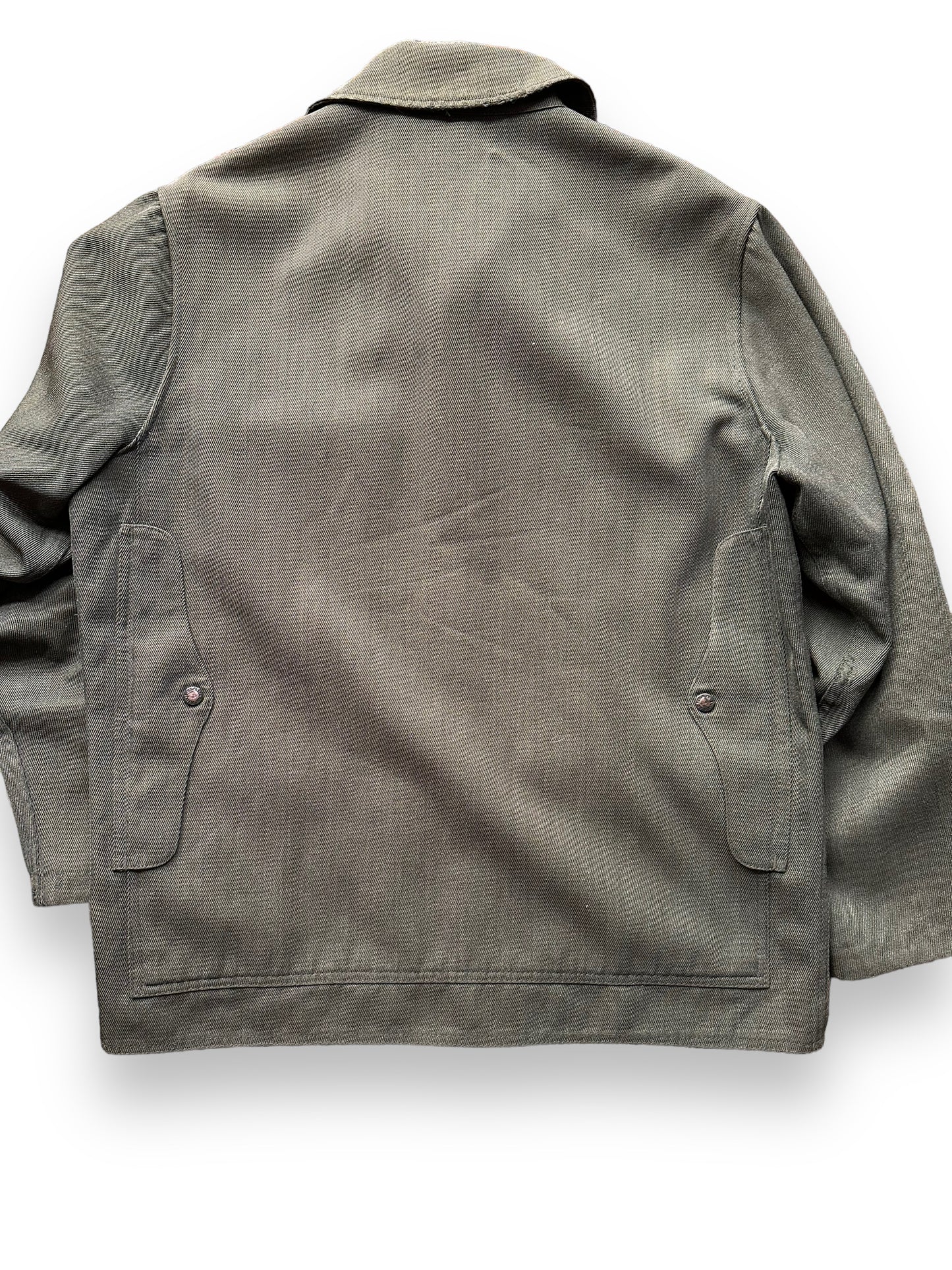 Rear Detail on Vintage Filson Whipcord Cruiser SZ XL | Vintage Workwear Seattle | Vintage Filson Seattle