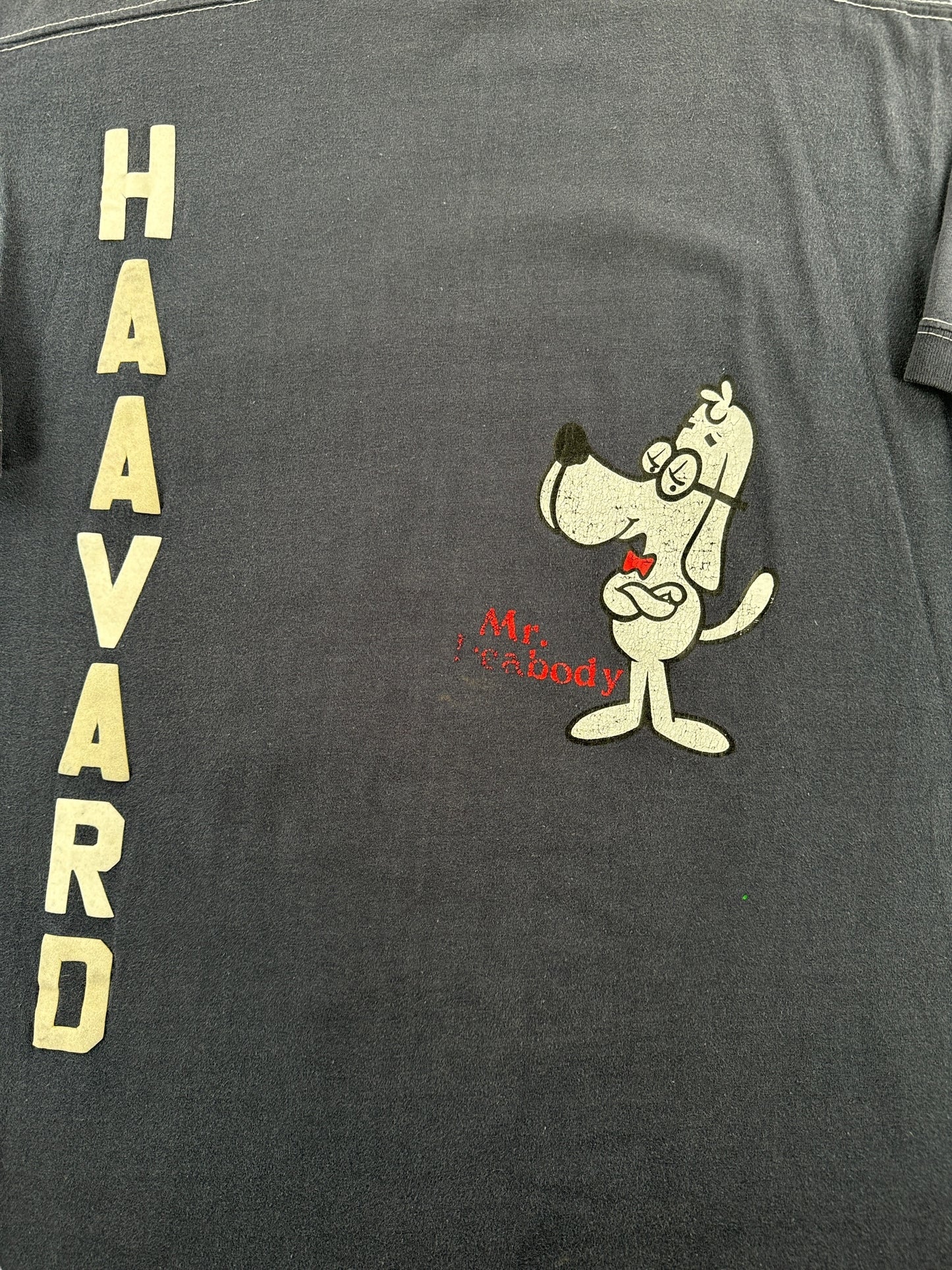 Graphic of Vintage Mr Peabody Haavard Jersey SZ S