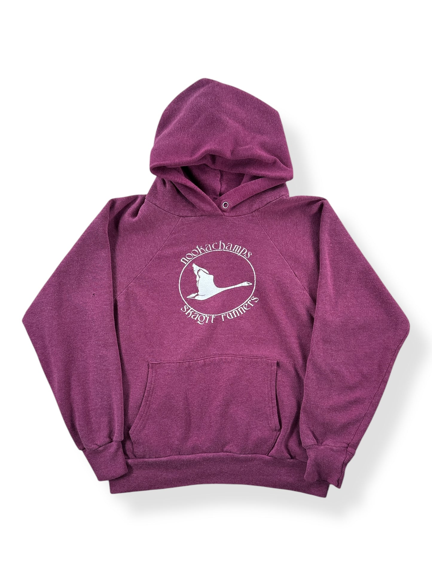 Front of Vintage Nookchamps Scarlet Runners Hoodie SZ S