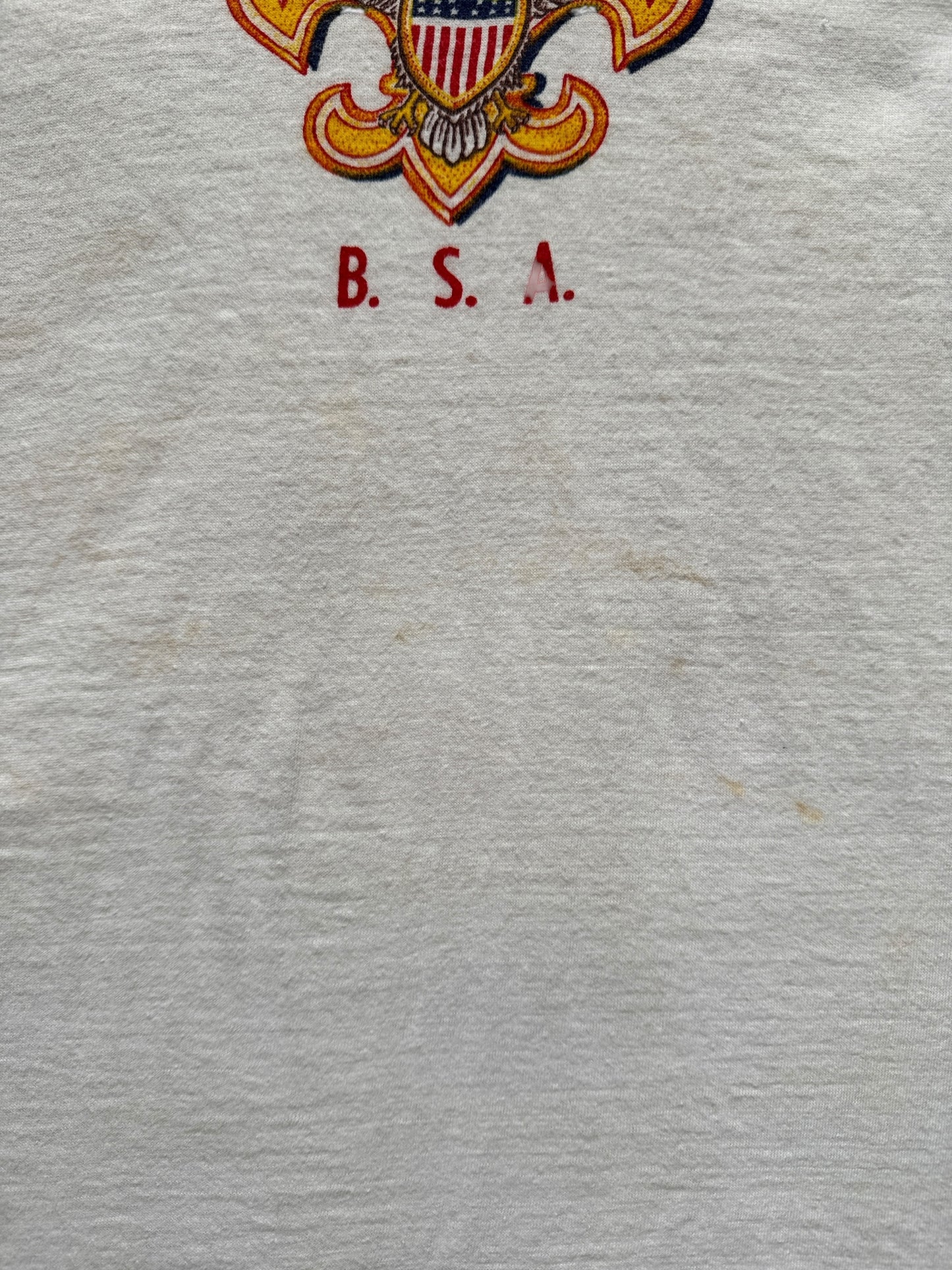 staining on Vintage 50s BSA Tee SZ S
