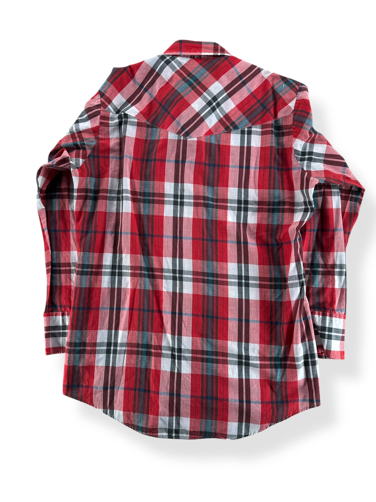 Back of Vintage Karman Pearlsnap SZ L