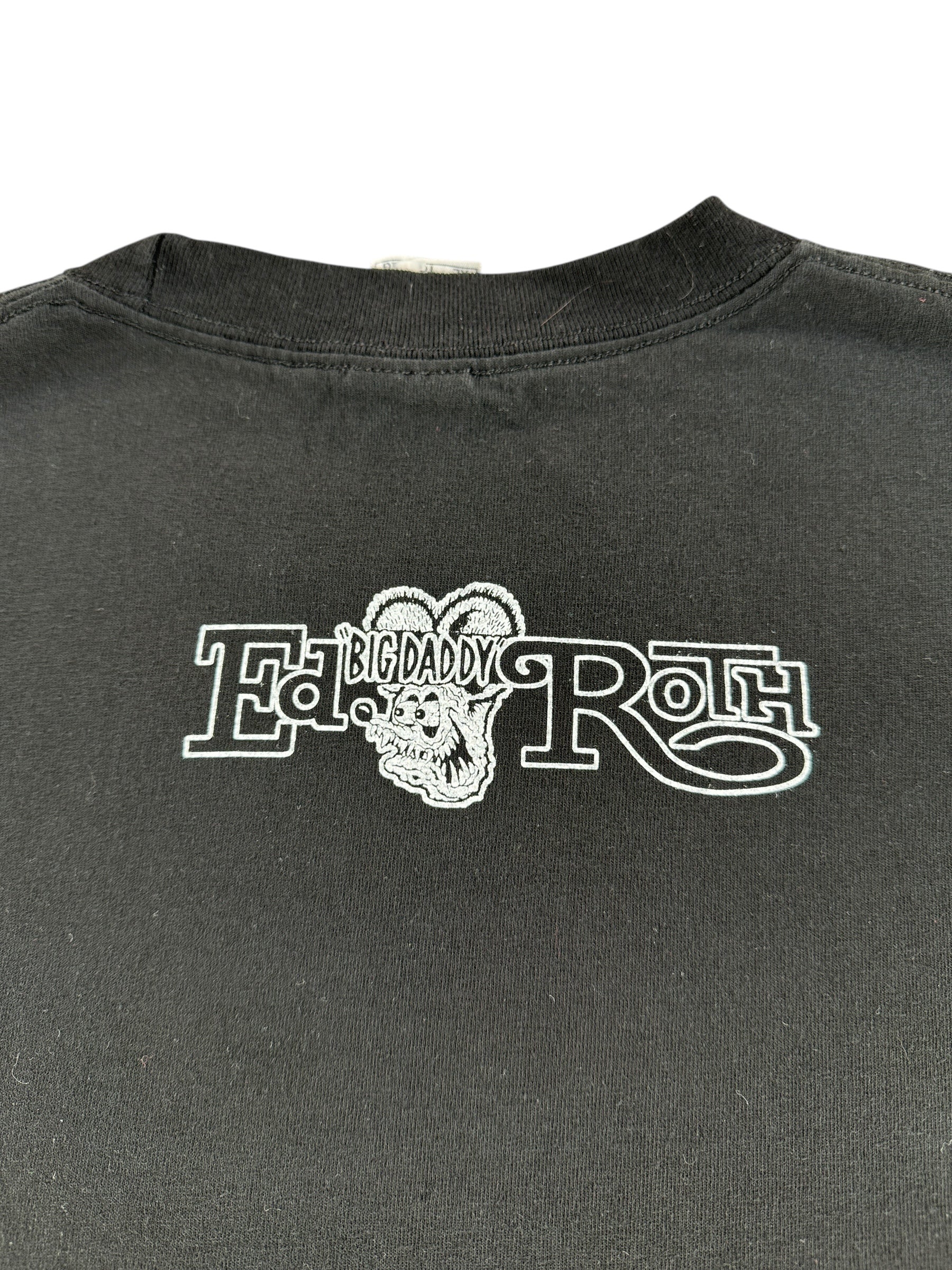 Back Graphic of Vintage Ed "Big Daddy" Roth Rat Fink Tee SZ L