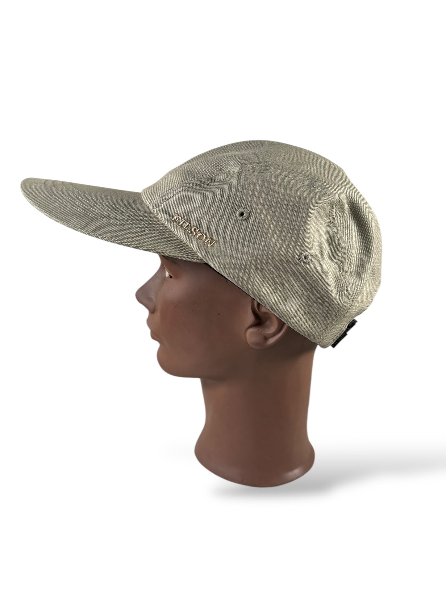 Side of Modern Filson Long Bill Hat OS