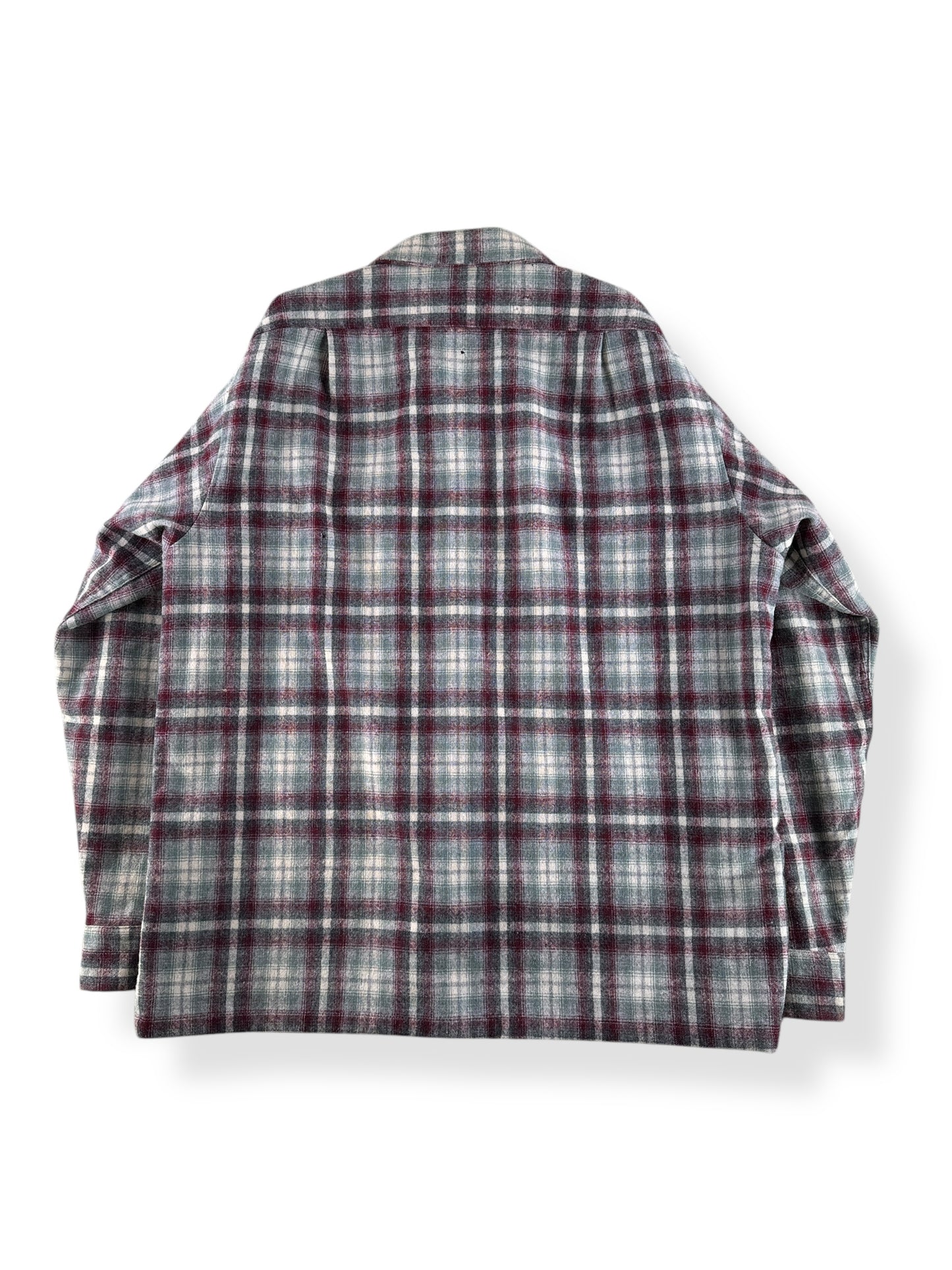 Back of Pendleton Made in USA Wool Board Shirt SZ L