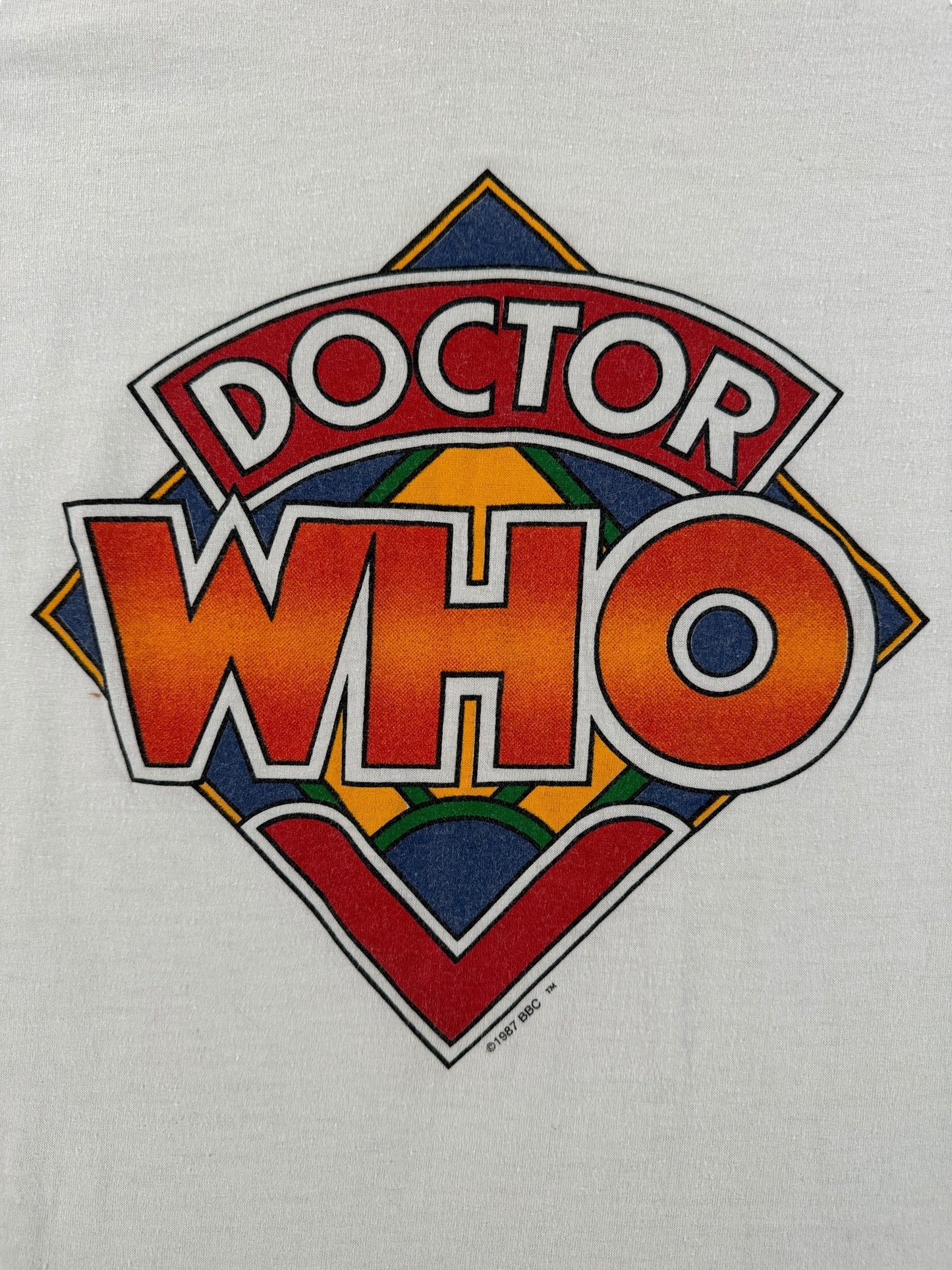Front Graphic of Vintage Doctor Who Tee SZ M