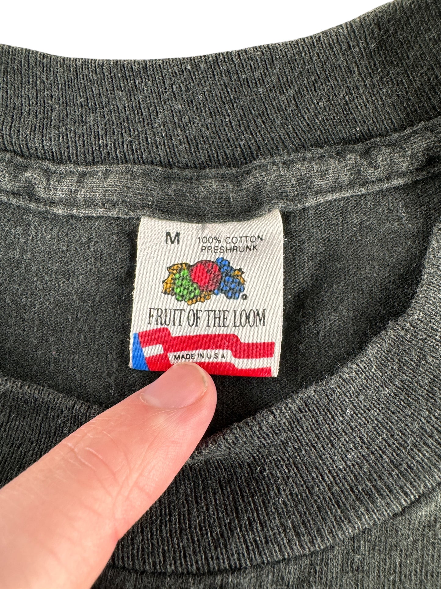 Tag on Vintage 80s Era Neon Aurora Tee SZ M