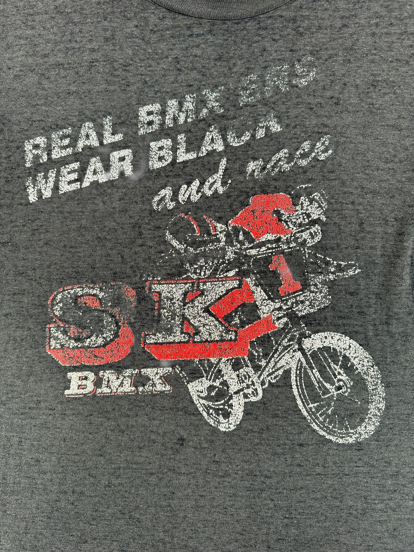 Front Graphic of Vintage Real BMX'ers Tee SZ S