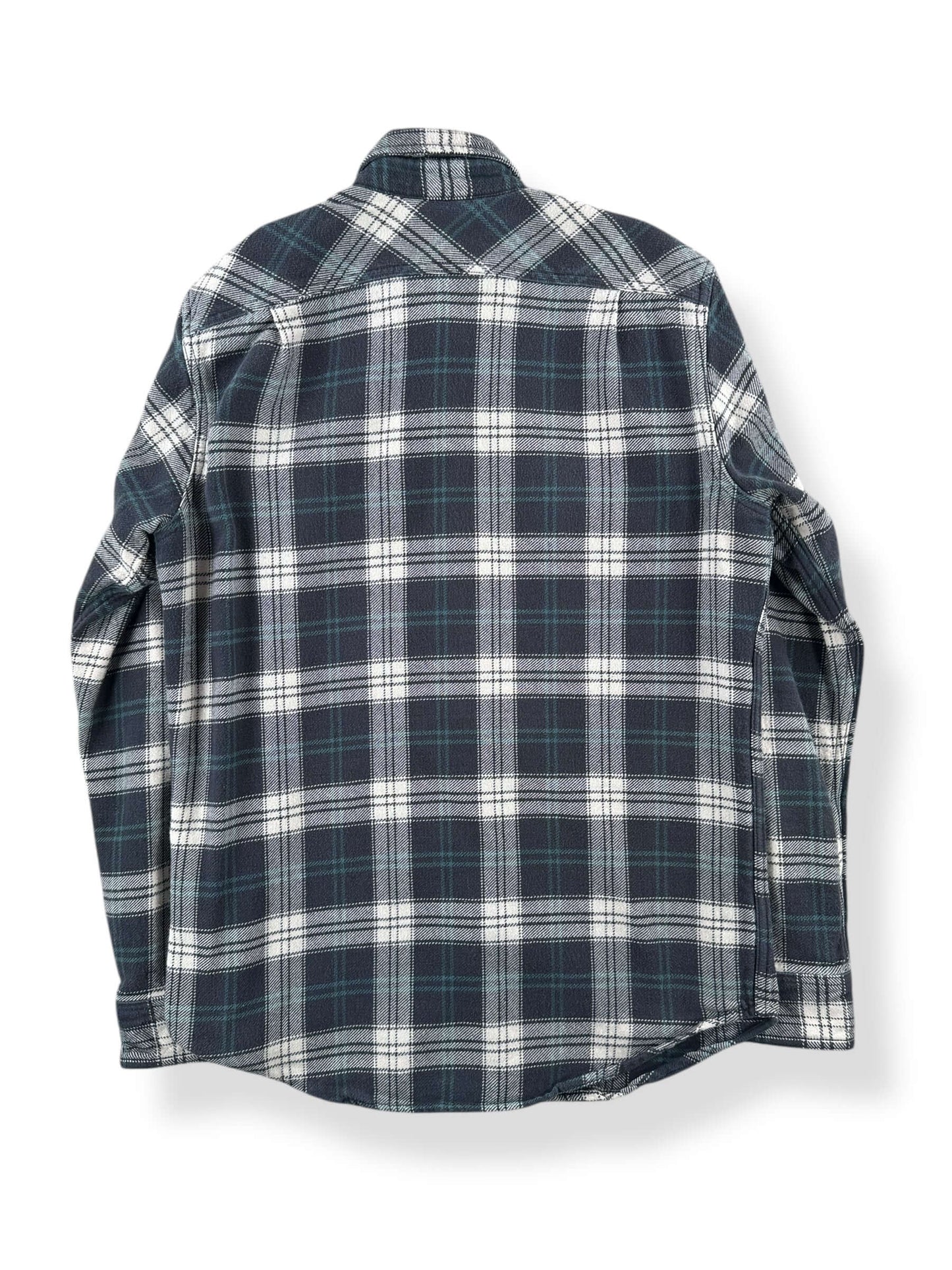 Back of FIlson Black Team Cream Cotton Flannel SZ S