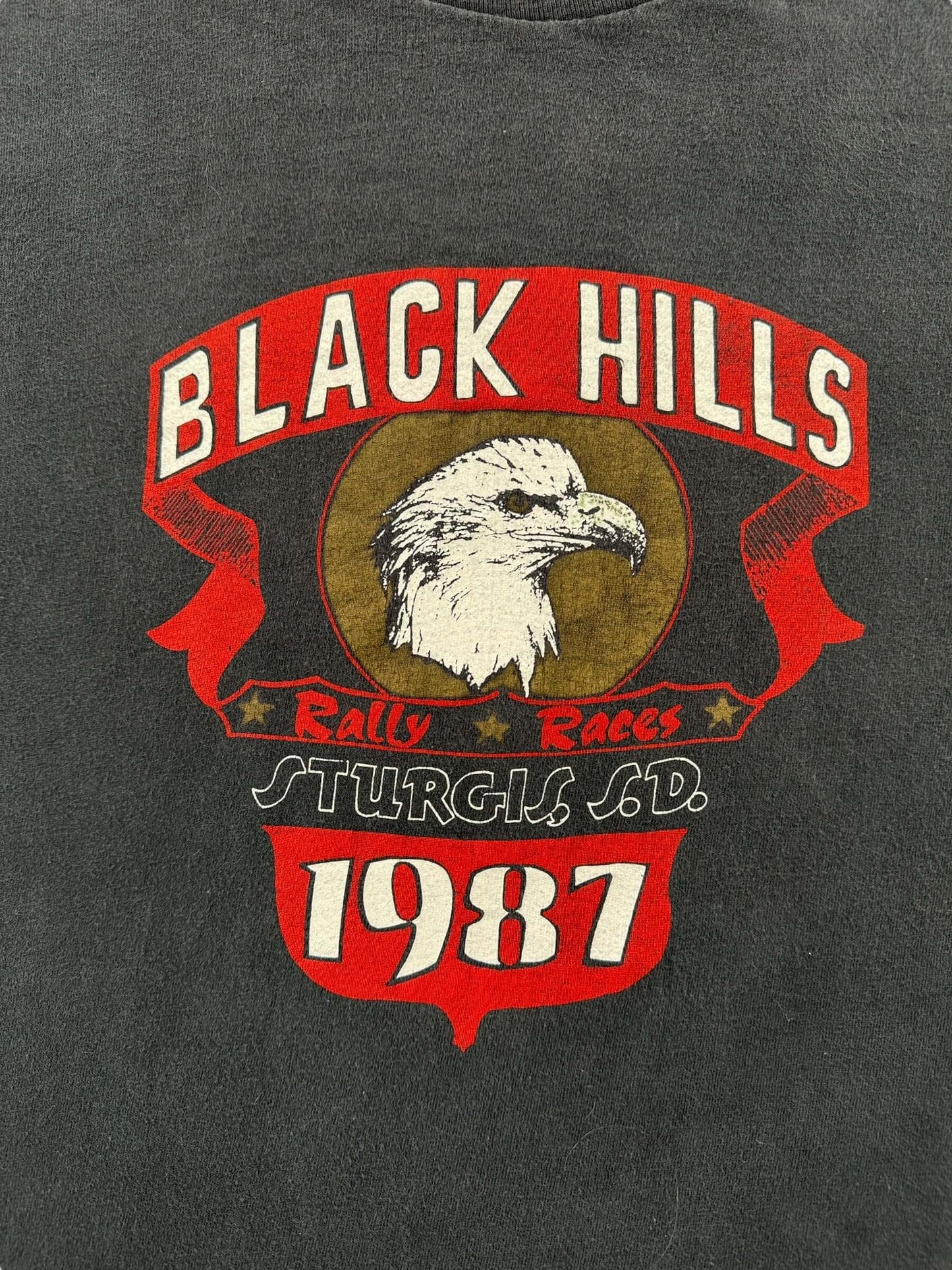 Graphic of Vintage '87 Sturgis Rally Tee SZ M