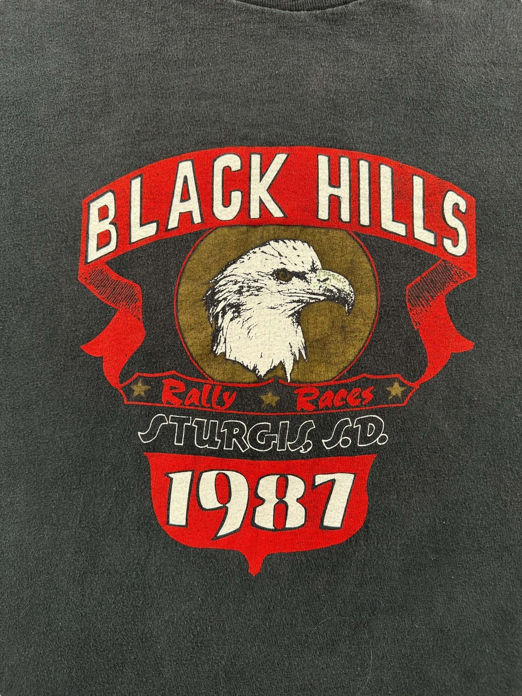 Graphic of Vintage '87 Sturgis Rally Tee SZ M