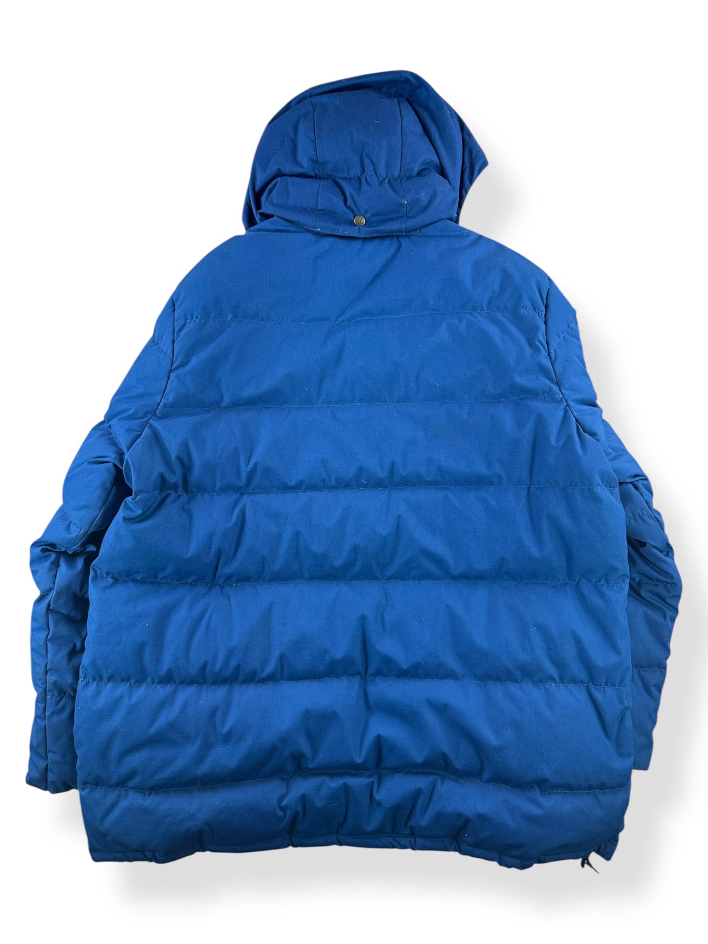 Back of Vintage Eddie Bauer Blue Down Parka SZ XL