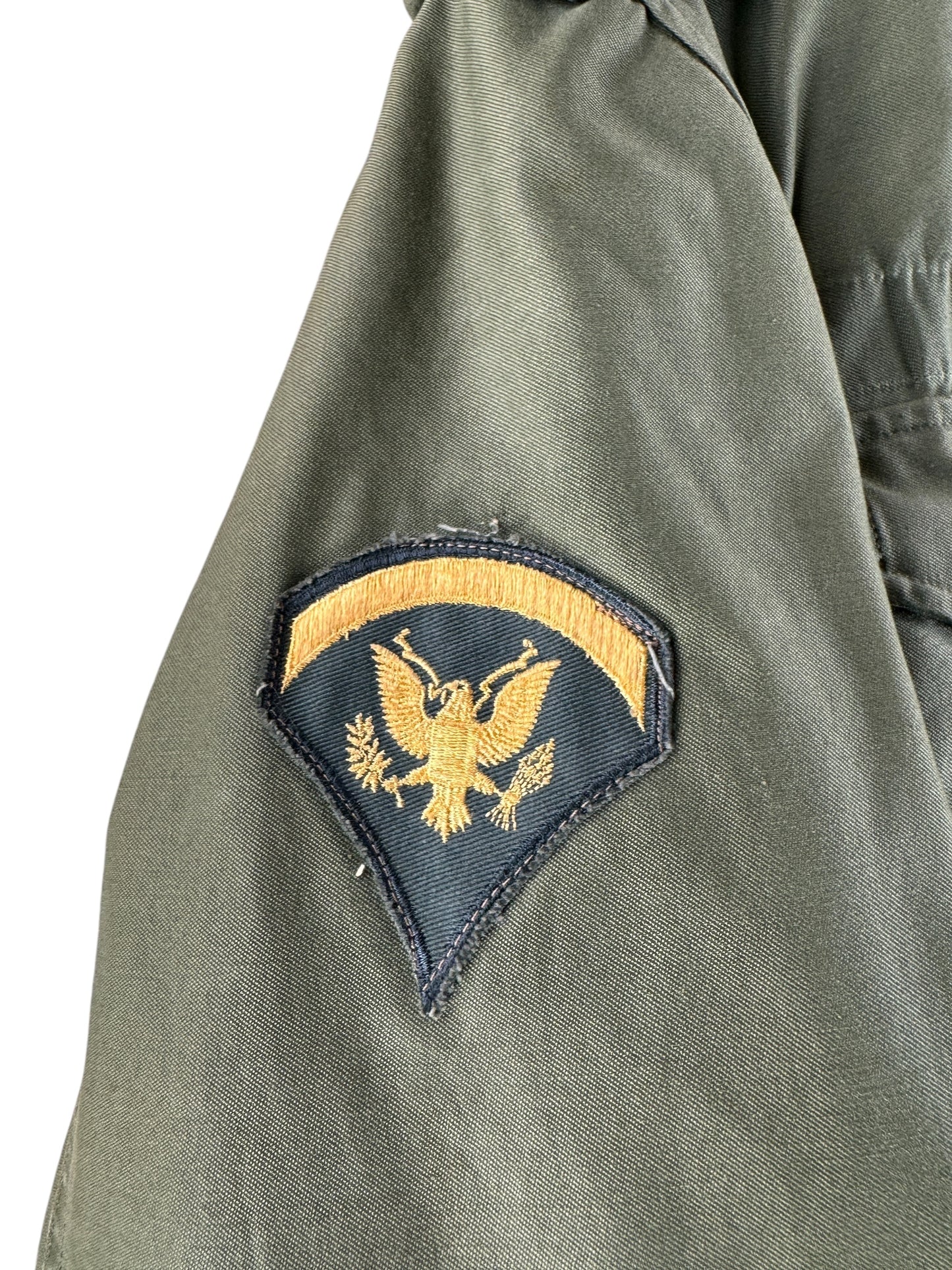 Arm Patch on Vintage Primo M-51 Field Jacket With Liner SZ M