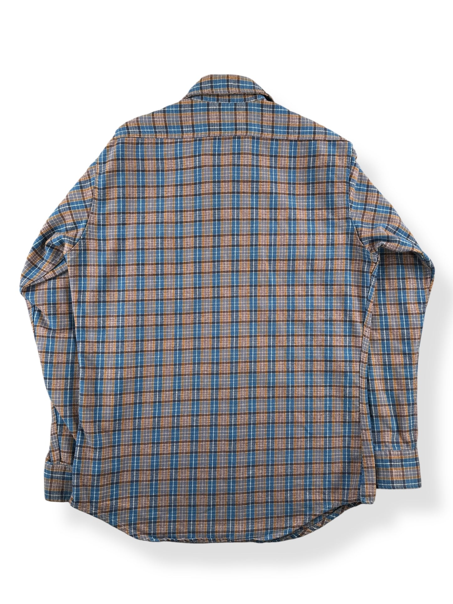 Back of Vintage Eddie Bauer Cotton Flannel SZ M