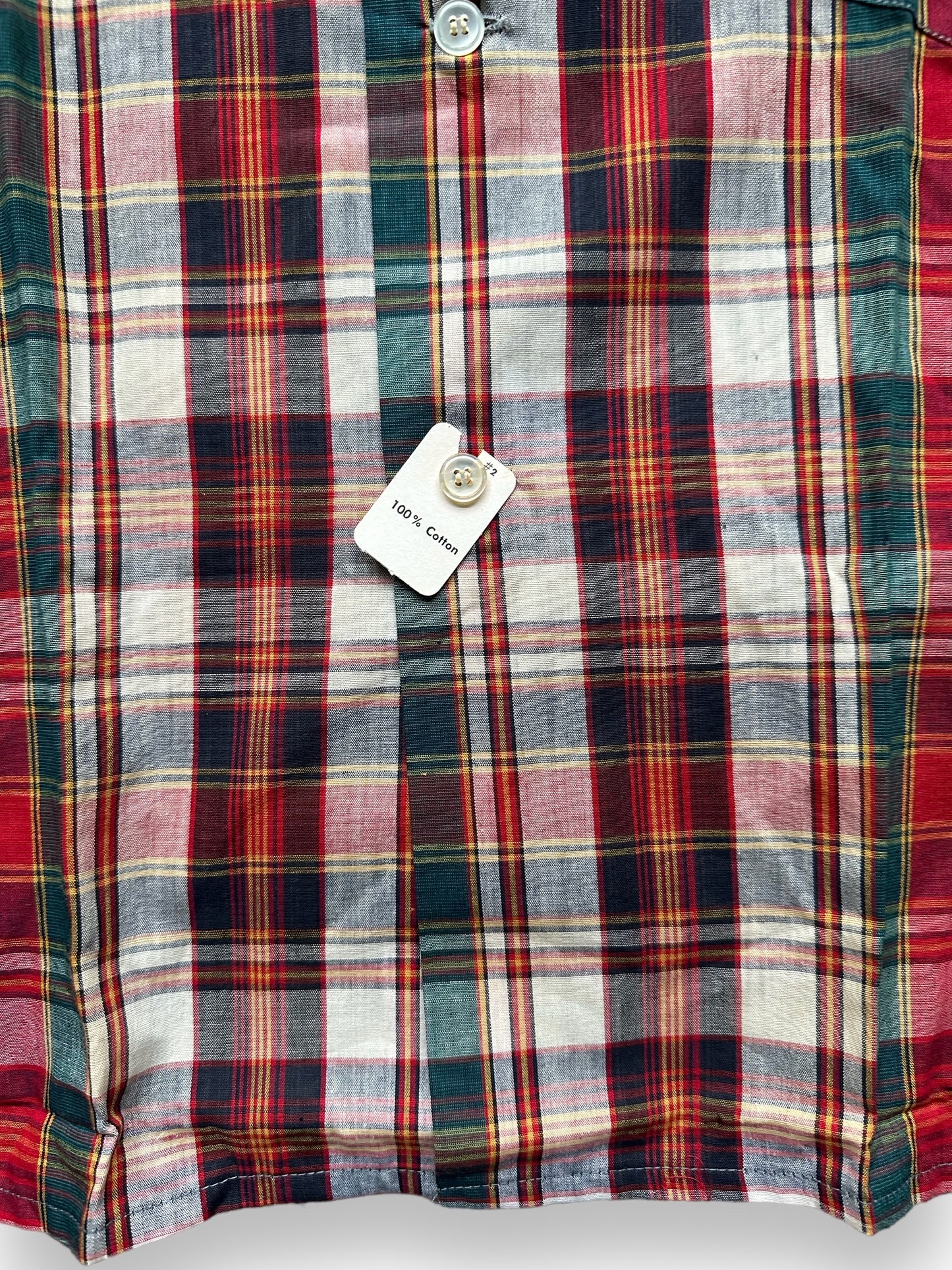 Vintage Deadstock Golden Key Short Sleeve Button Up Shirt SZ M | Vintage New Old Stock Shirt Seattle | Barn Owl Vintage Seattle
